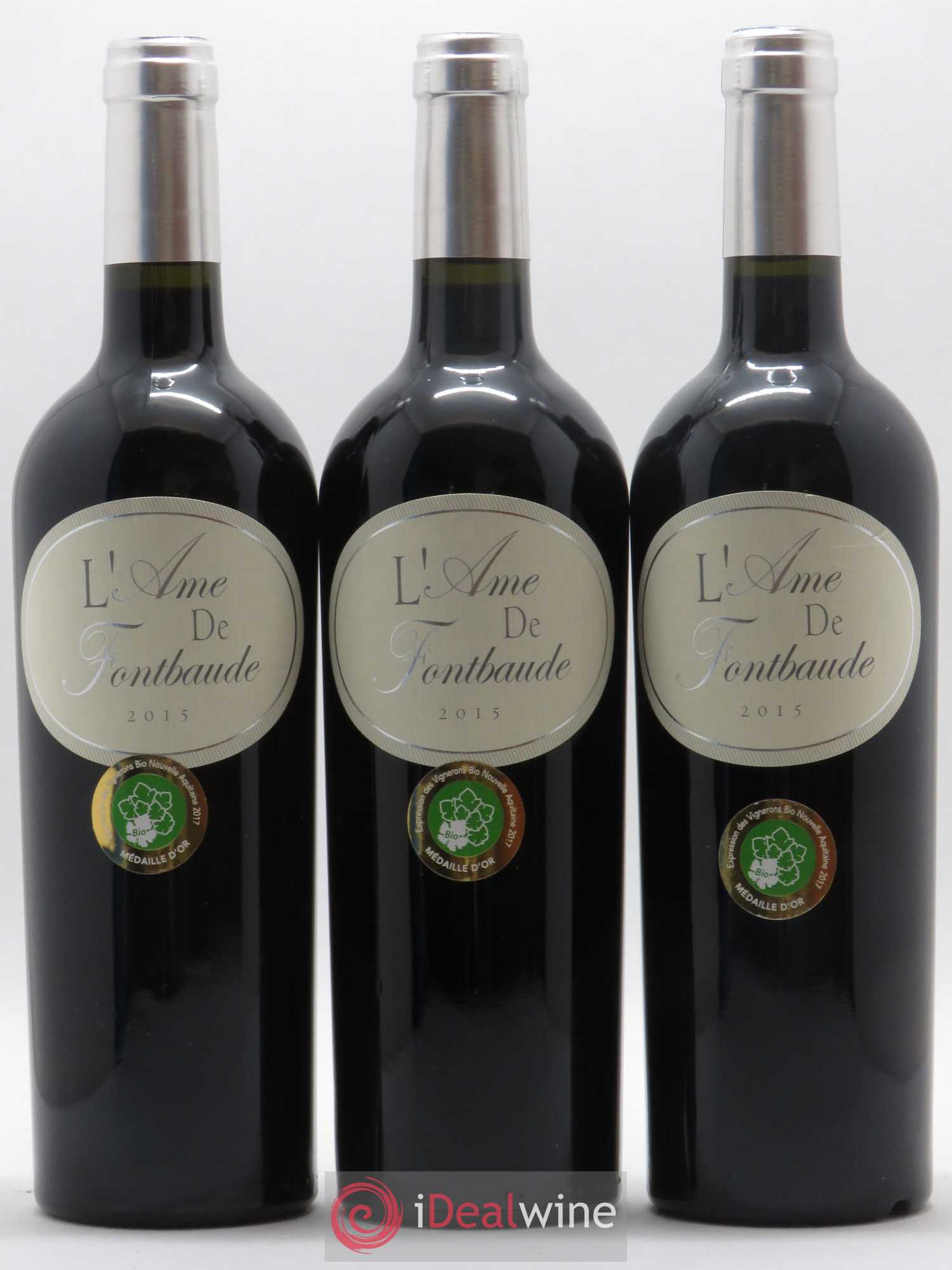 Castillon-Côtes-de-Bordeaux (Côtes-de-Castillon) Château Fontbaude Ame De Fontbaude (sans prix de réserve) 2015 - Posten von 6 Flaschen - 3