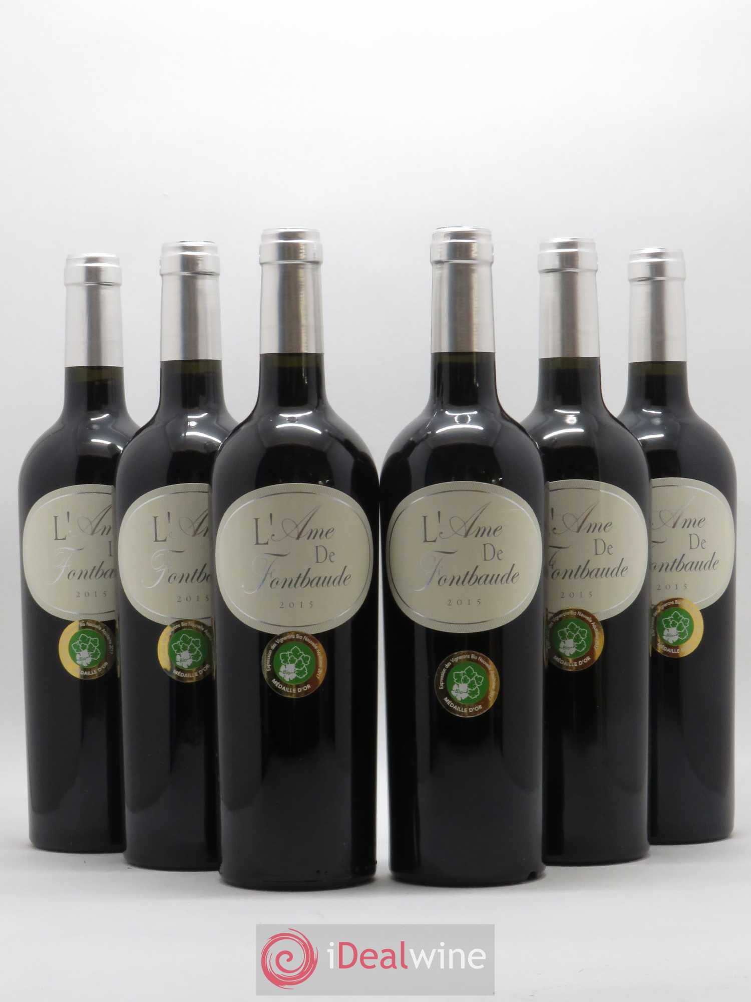 Castillon-Côtes-de-Bordeaux (Côtes-de-Castillon) Château Fontbaude Ame De Fontbaude (sans prix de réserve) 2015 - Posten von 6 Flaschen - 0
