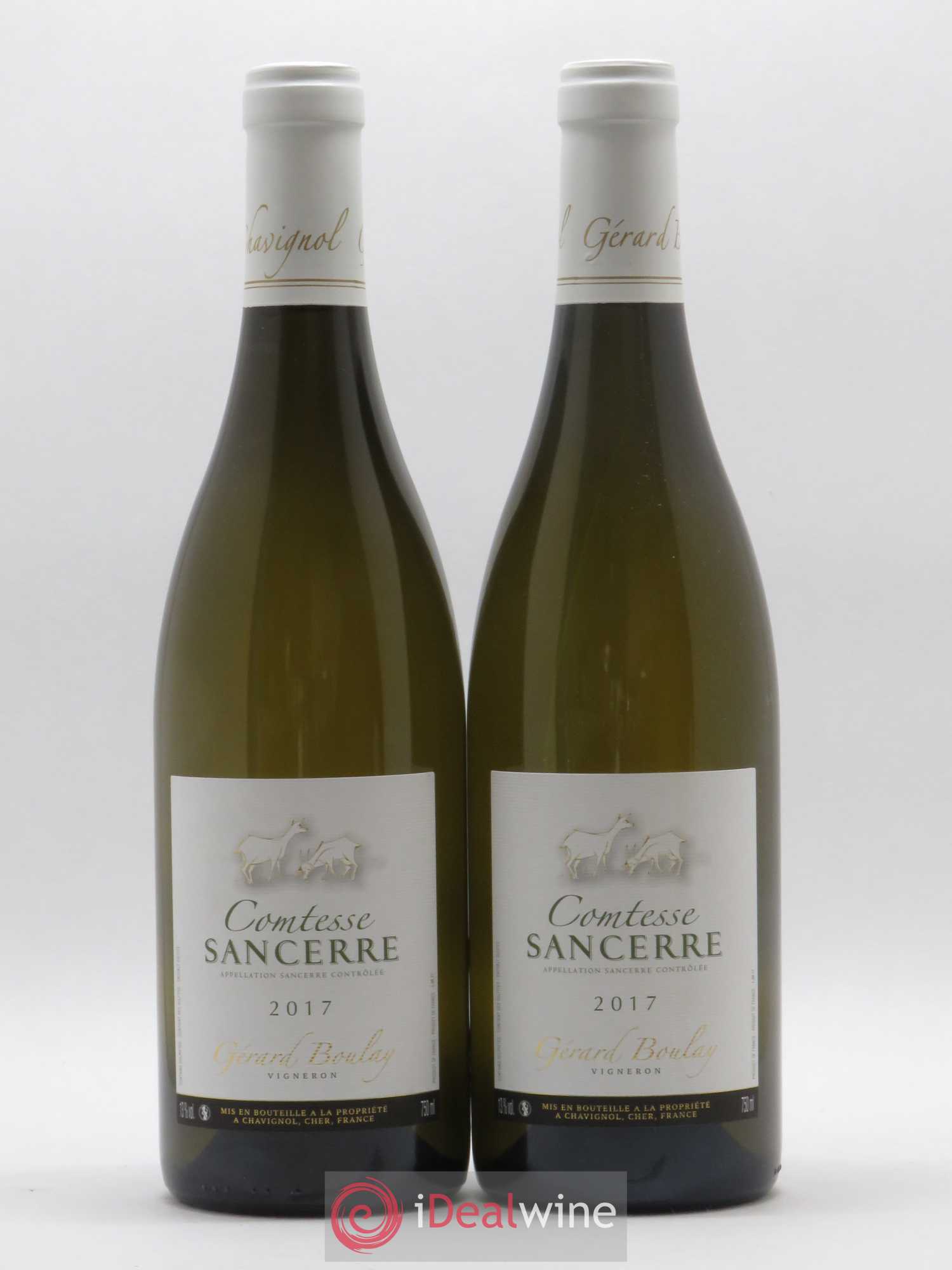 Sancerre Comtesse Gérard Boulay (sans prix de réserve) 2017 - Lot de 2 bouteilles - 0