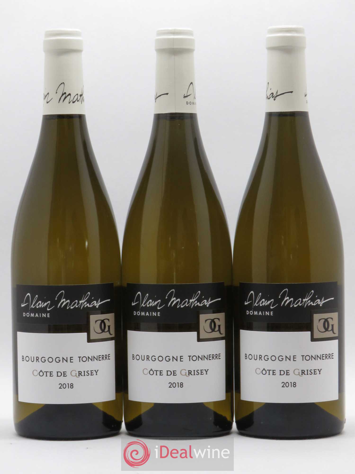 Bourgogne Tonnerre Côte De Grisey Alain Mathias (sans prix de réserve) 2018 - Posten von 3 Flaschen - 0