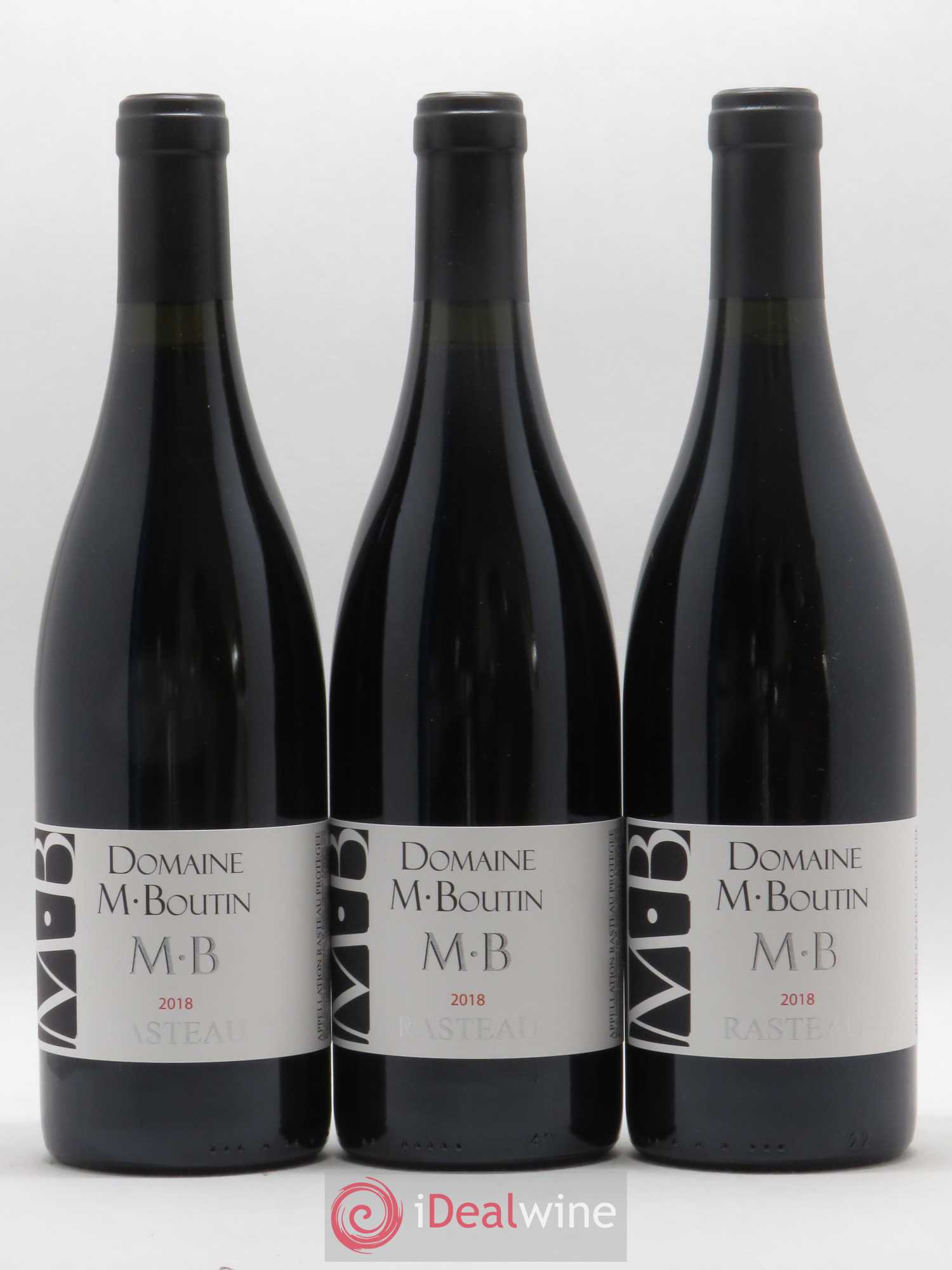 Rasteau Domaine Boutin (sans prix de réserve) 2018 - Lotto di 6 bottiglie - 1