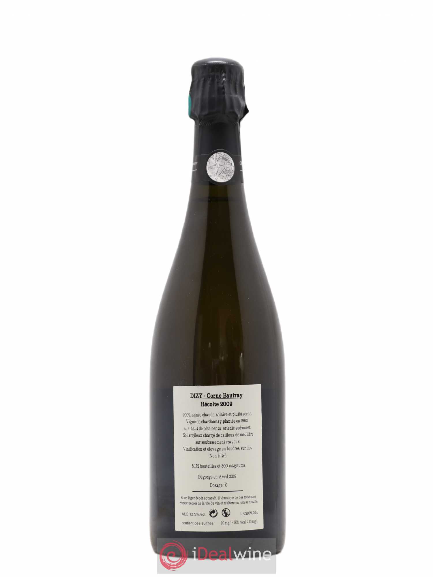 Dizy Corne Bautray Extra-Brut Jacquesson 2009 - Lot de 1 bouteille - 1