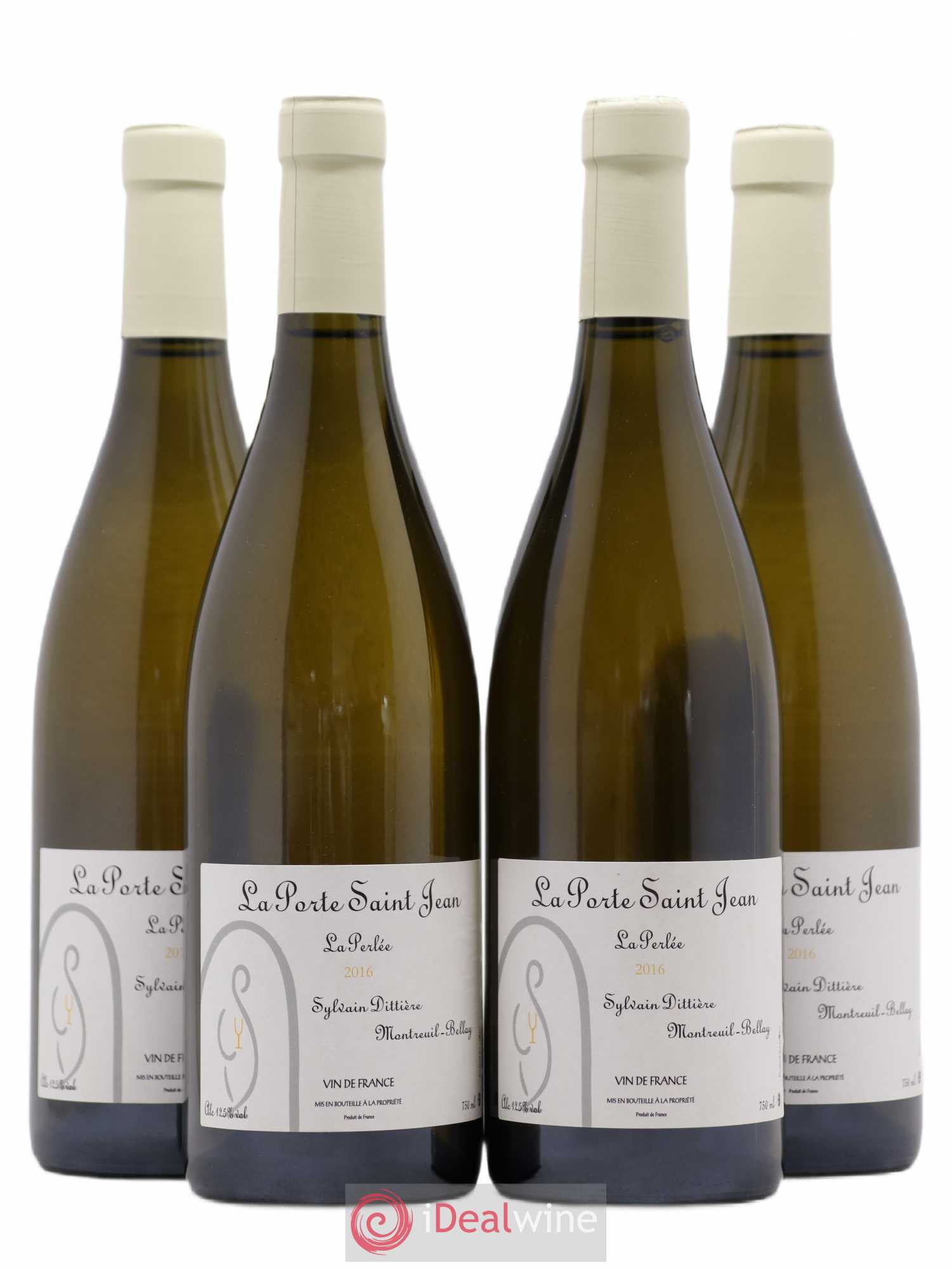Vin de France La Perlée La Porte Saint Jean 2016 - Lot de 4 bouteilles - 0