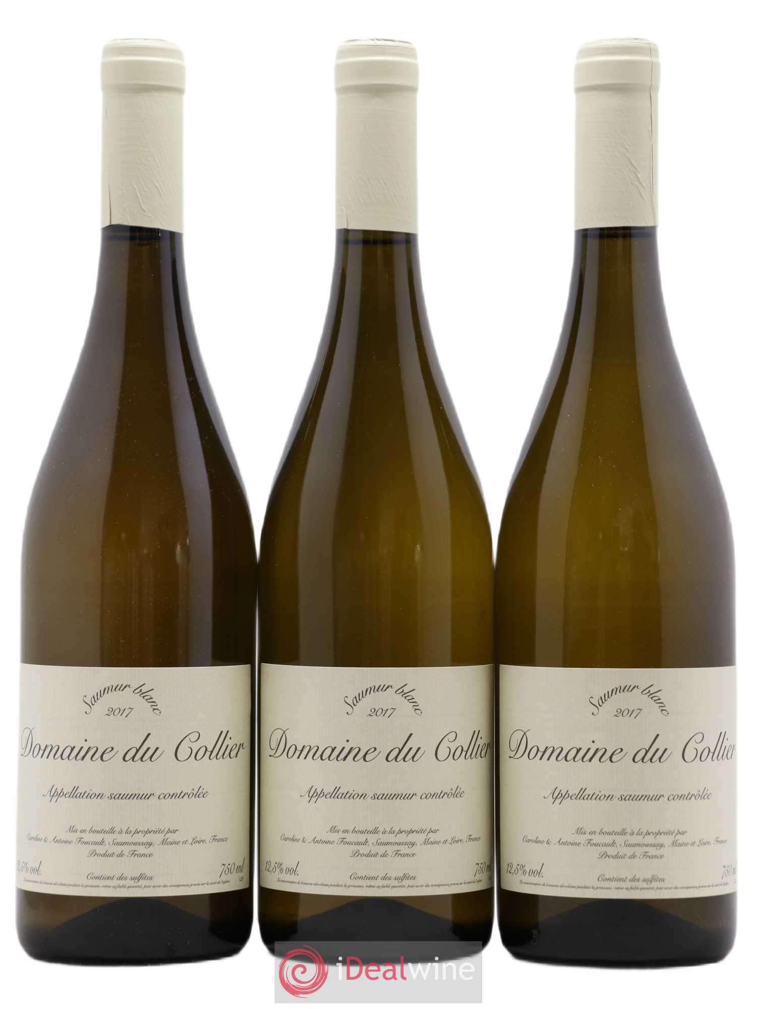 Saumur Domaine du Collier 2017 - Lot de 3 bouteilles - 0