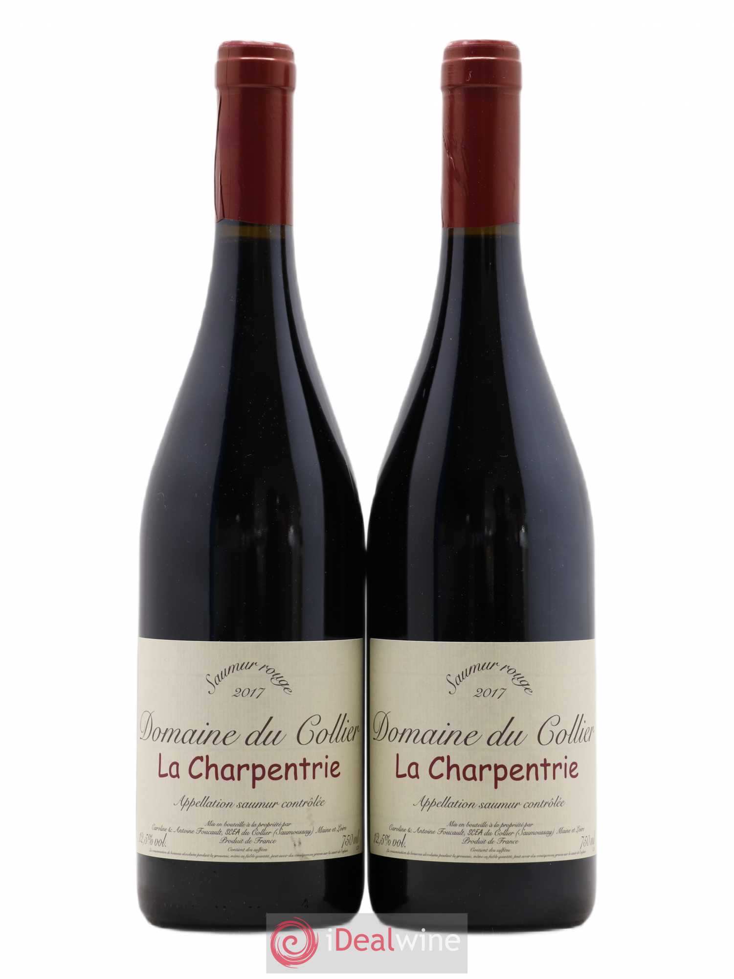Saumur La Charpentrie Domaine du Collier 2017 - Lot de 2 bouteilles - 0
