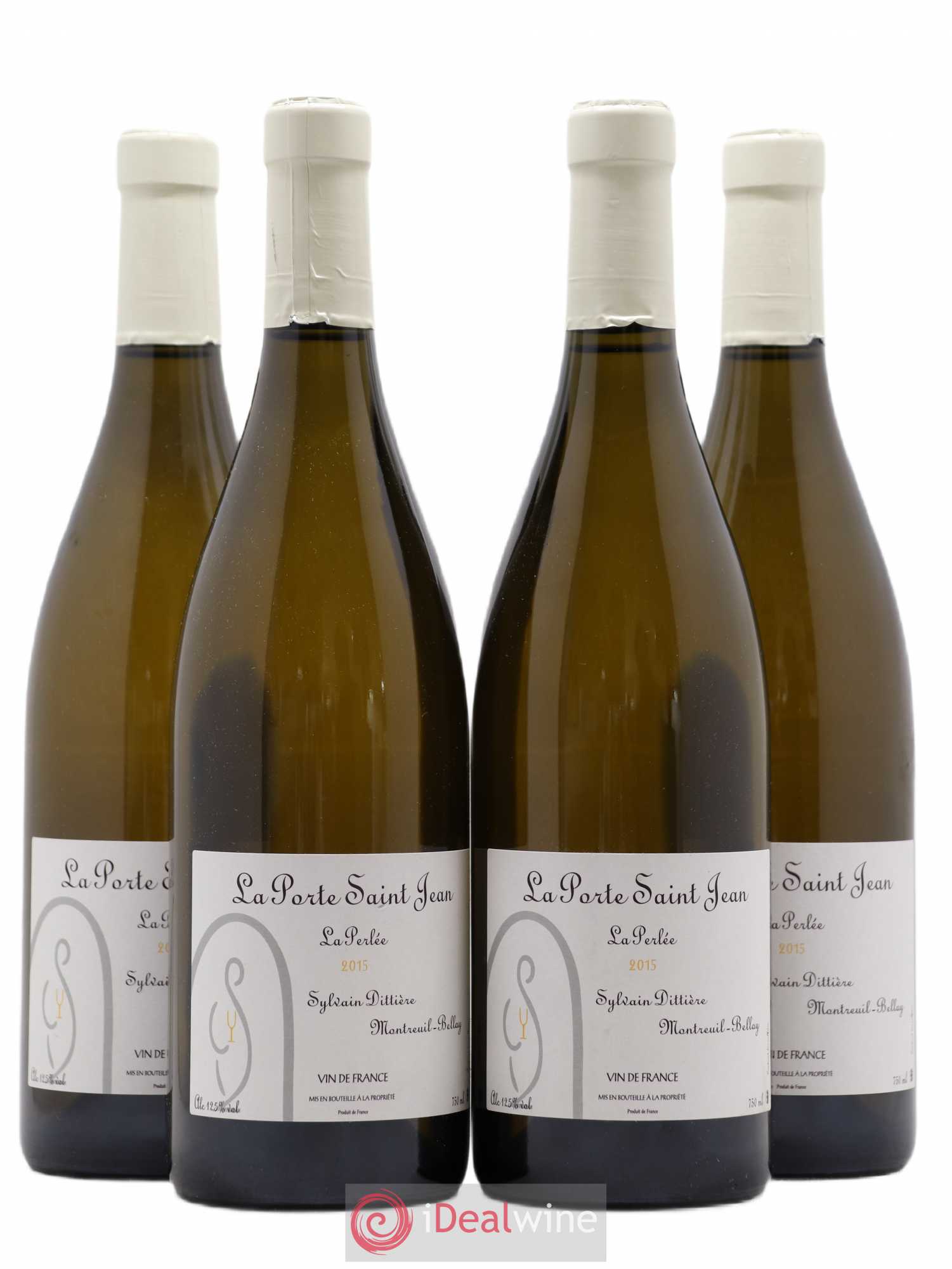 Vin de France La Perlée La Porte Saint Jean 2015 - Lot de 4 bouteilles - 0