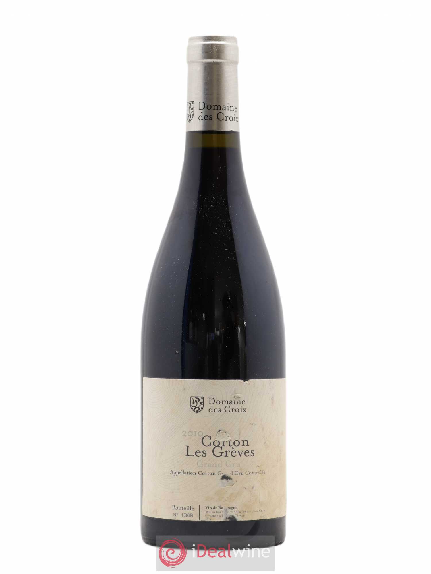Corton Grand Cru Les Grèves Croix (Domaine des) 2010 - Lot de 1 bouteille - 0