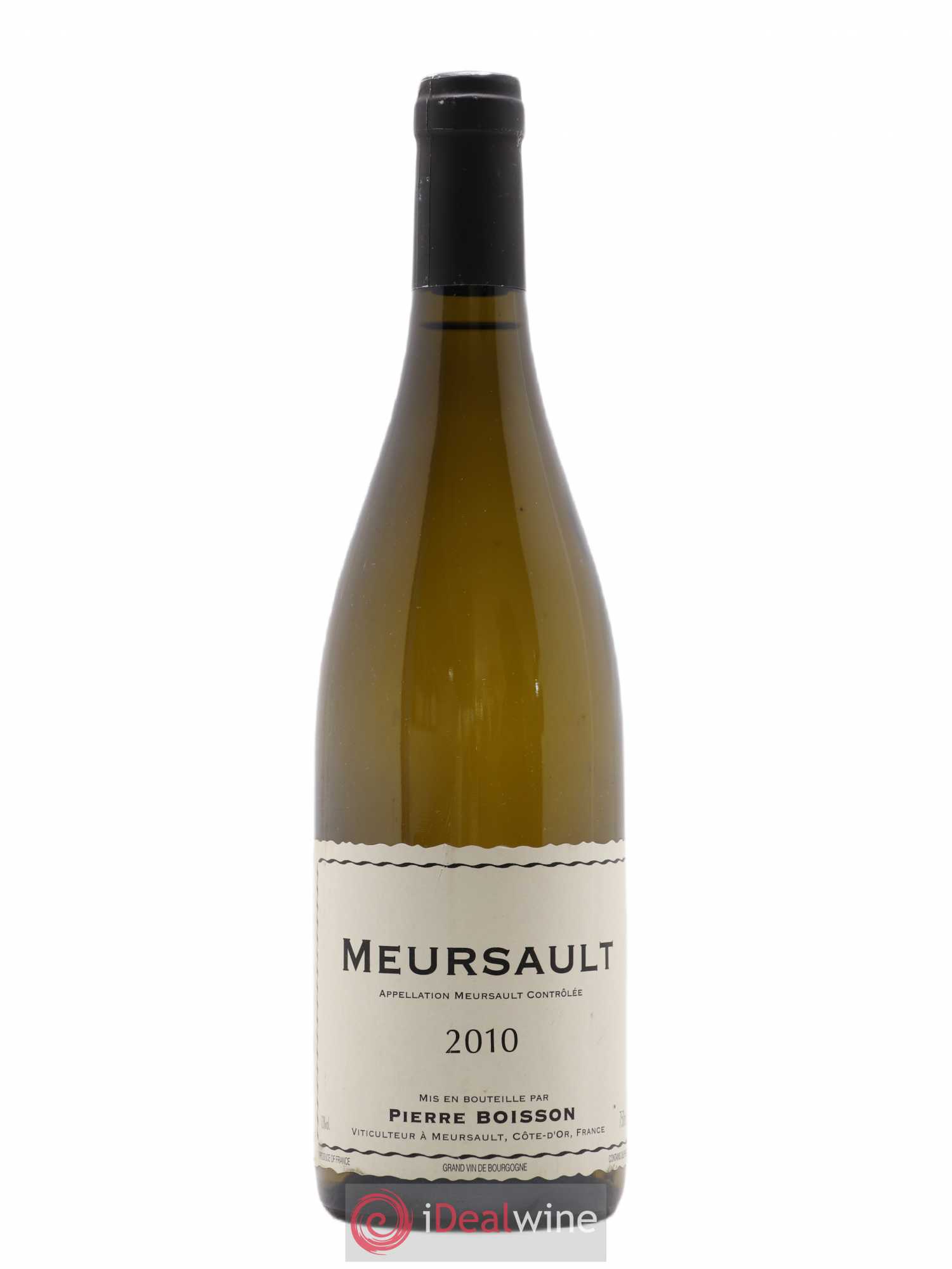 Meursault Pierre Boisson (Domaine) 2010 - Lot de 1 bouteille - 0