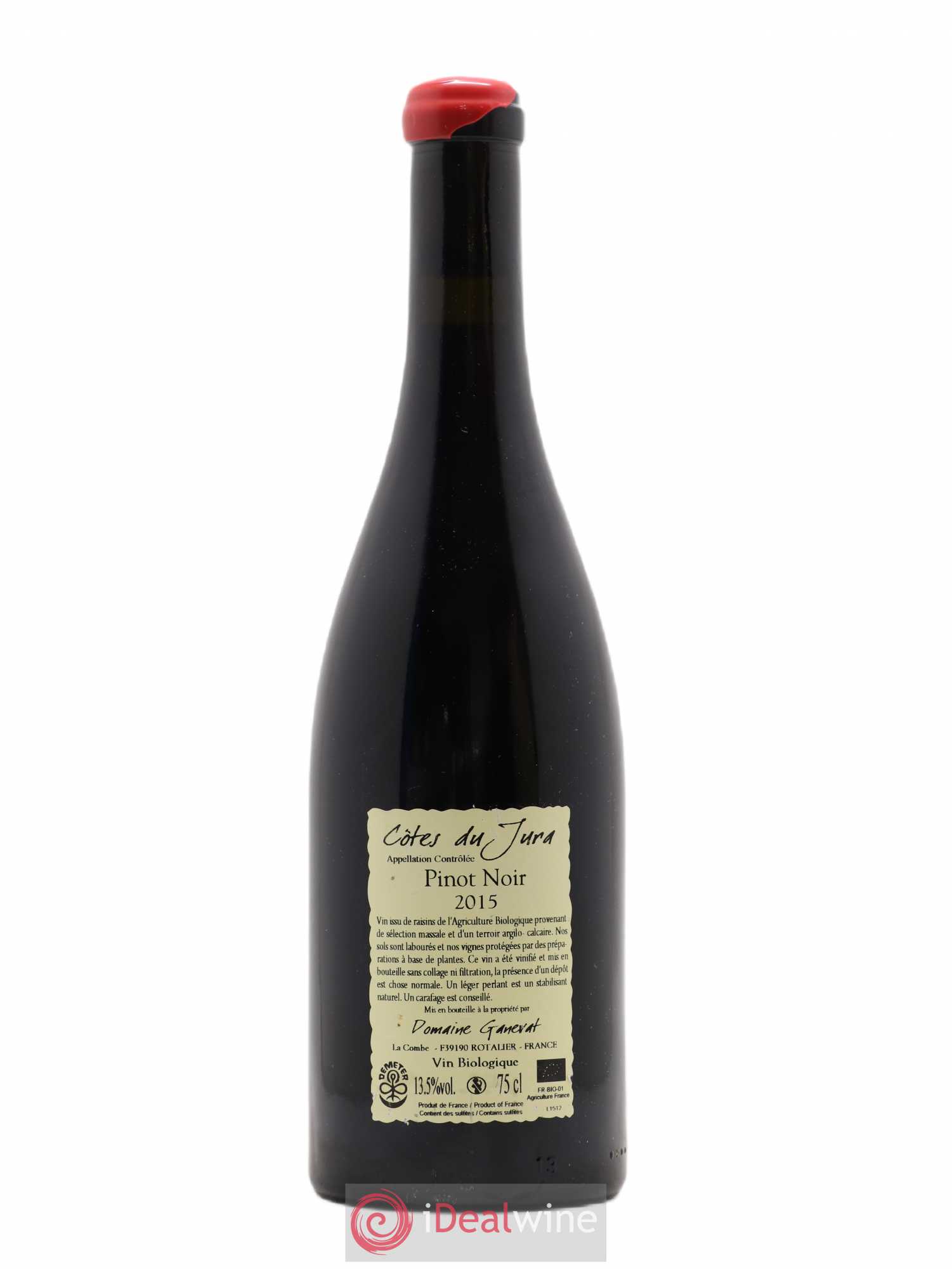 Côtes du Jura Cuvée Julien Jean-François Ganevat (Domaine) 2015 - Lot de 1 bouteille - 1