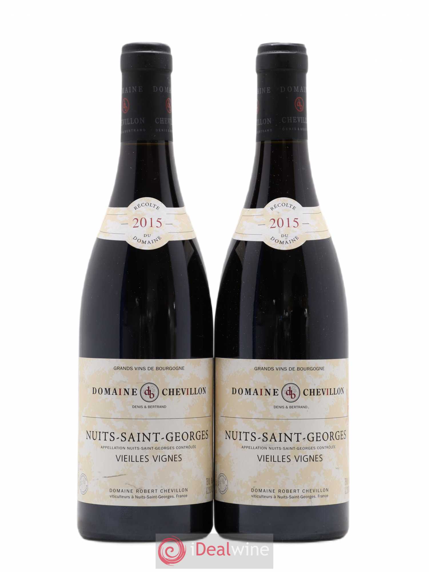 Nuits-Saint-Georges Vieilles vignes Robert Chevillon 2015 - Lot de 2 bouteilles - 0