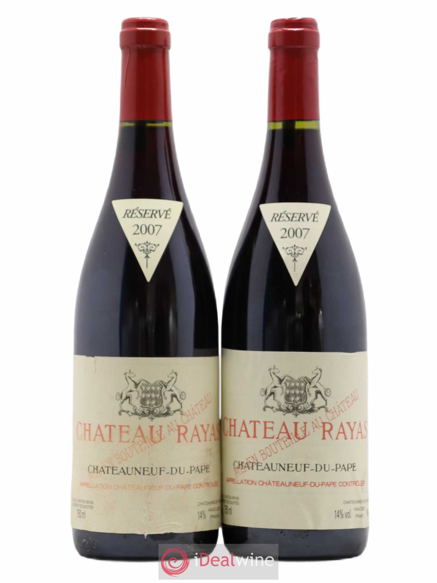Châteauneuf-du-Pape Château Rayas Emmanuel Reynaud 2007 - Lot de 2 bouteilles - 0