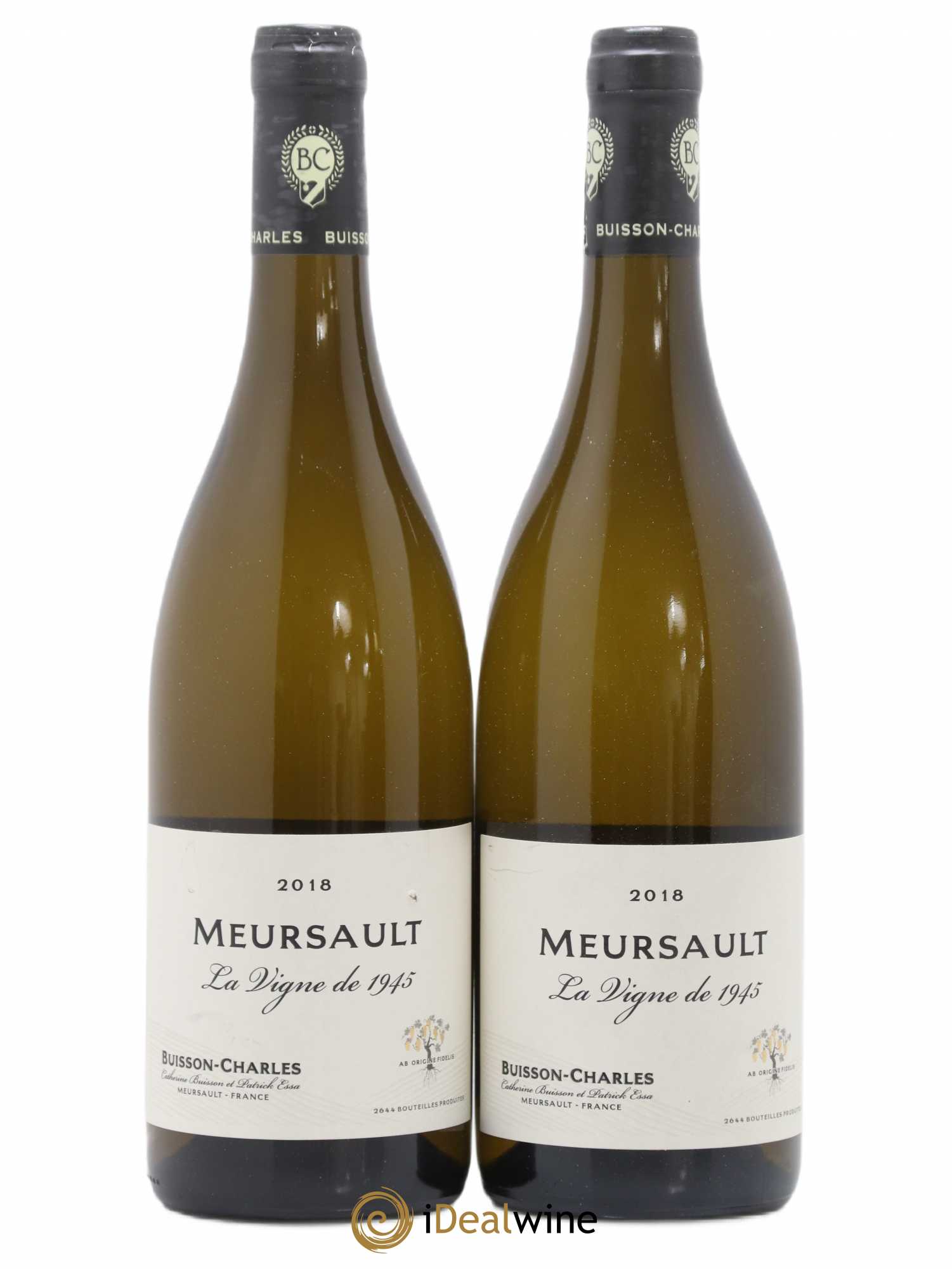 Meursault Vignes de 1945 Buisson-Charles (sans prix de réserve) 2018 - Posten von 2 Flaschen - 0