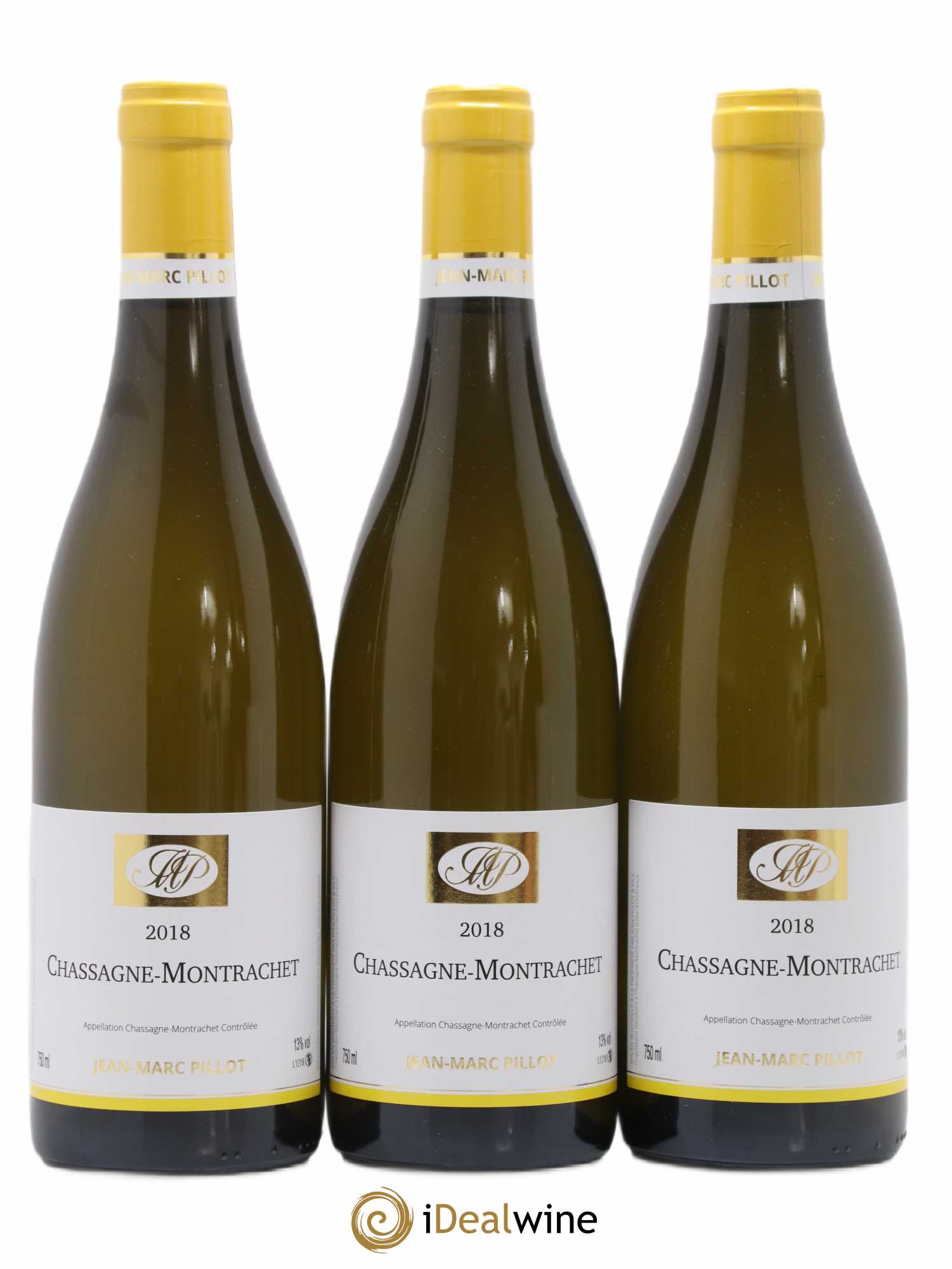 Chassagne-Montrachet Jean Marc Pillot (sans prix de réserve) 2018 - Posten von 3 Flaschen - 0