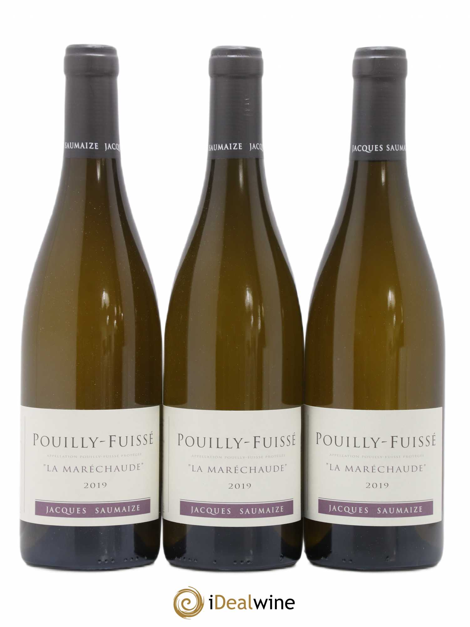 Pouilly-Fuissé Jacques et Nathalie Saumaize La Maréchaude (sans prix de réserve) 2019 - Posten von 3 Flaschen - 0