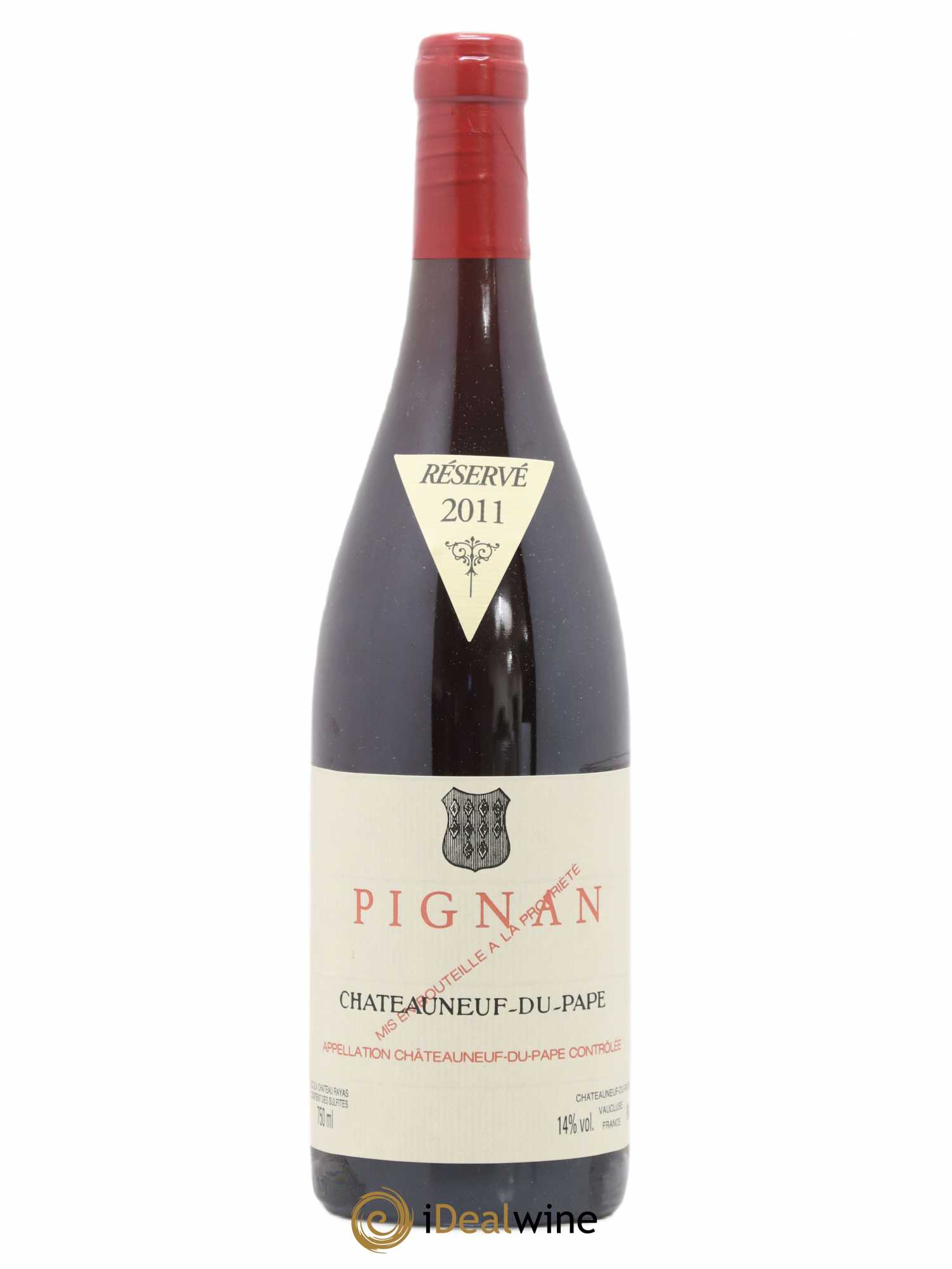 Châteauneuf-du-Pape Domaine de Pignan (sans prix de réserve) 2011 - Lot de 1 bouteille - 0
