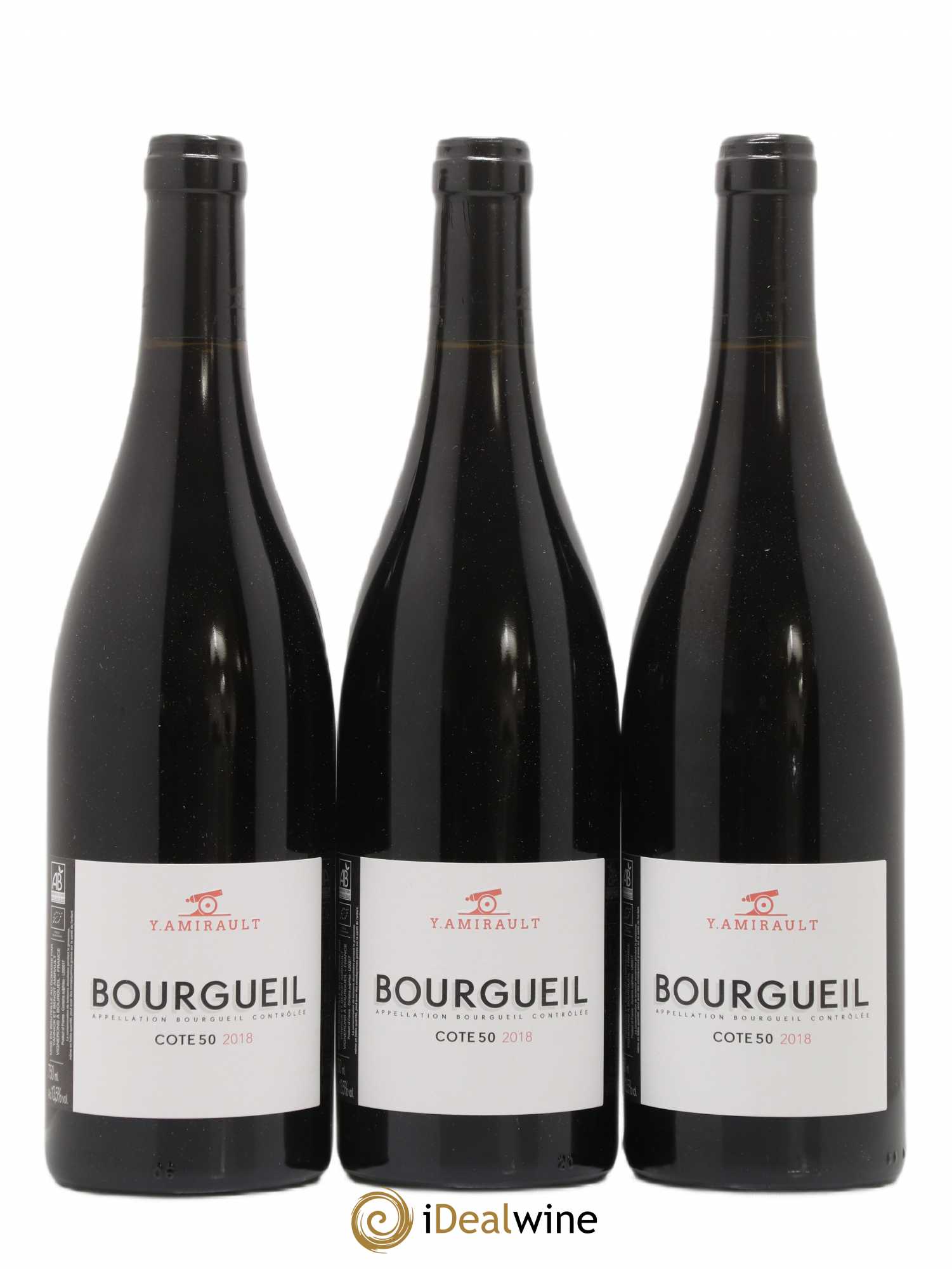 Bourgueil Cote 50 Yannick Amirault (sans prix de réserve) 2018 - Posten von 3 Flaschen - 0