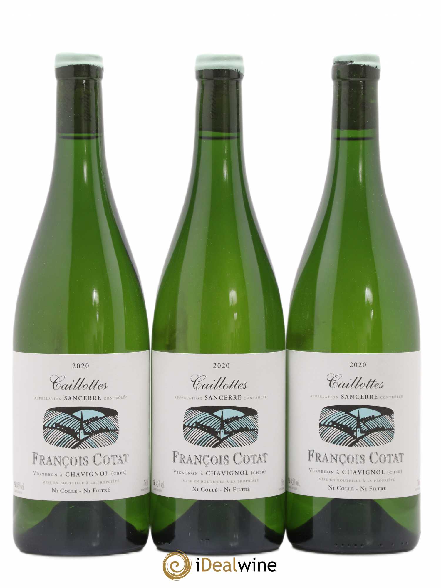 Sancerre Les Caillottes François Cotat (sans prix de réserve) 2020 - Lot de 3 bouteilles - 0