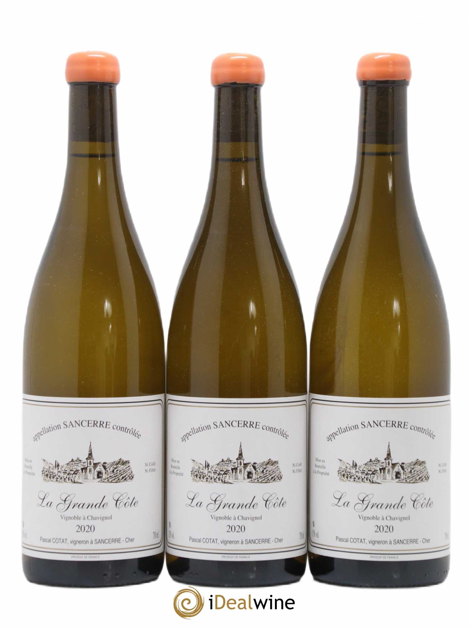 Sancerre La Grande Côte Pascal Cotat (sans prix de réserve) 2020 - Lot de 3 bouteilles - 0