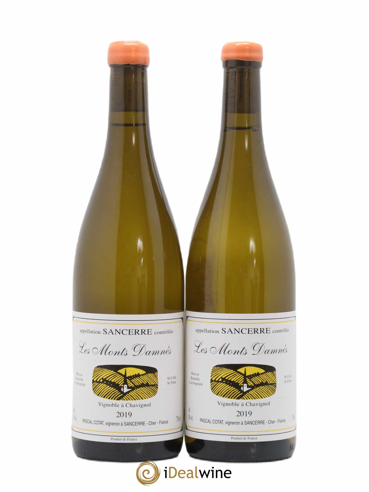 Sancerre Les Monts Damnés Pascal Cotat (sans prix de réserve) 2019 - Lot de 2 bouteilles - 0