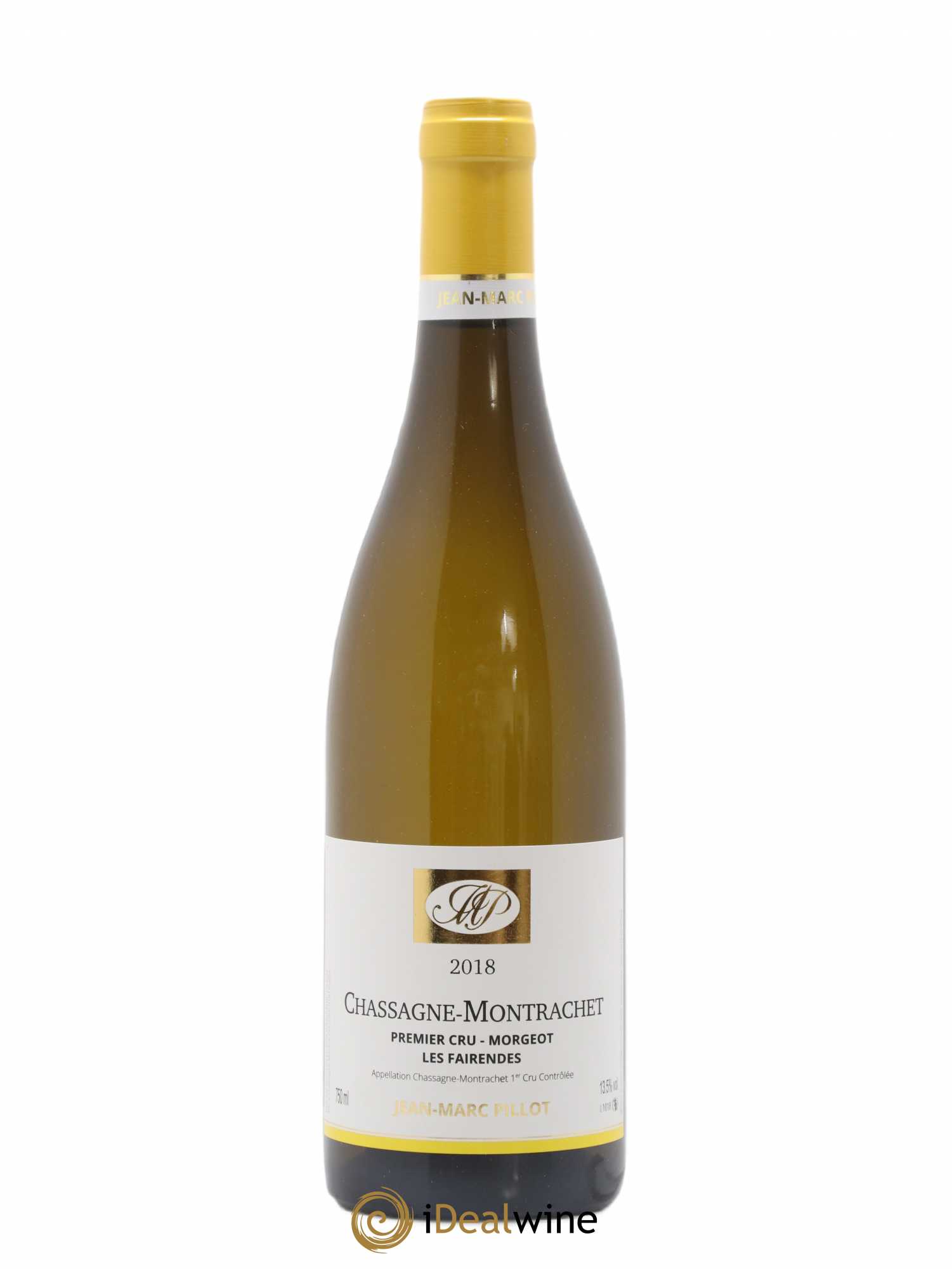 Chassagne-Montrachet 1er Cru Morgeot Les Fairendes Jean Marc Pillot (sans prix de réserve) 2018 - Posten von 1 Flasche - 0