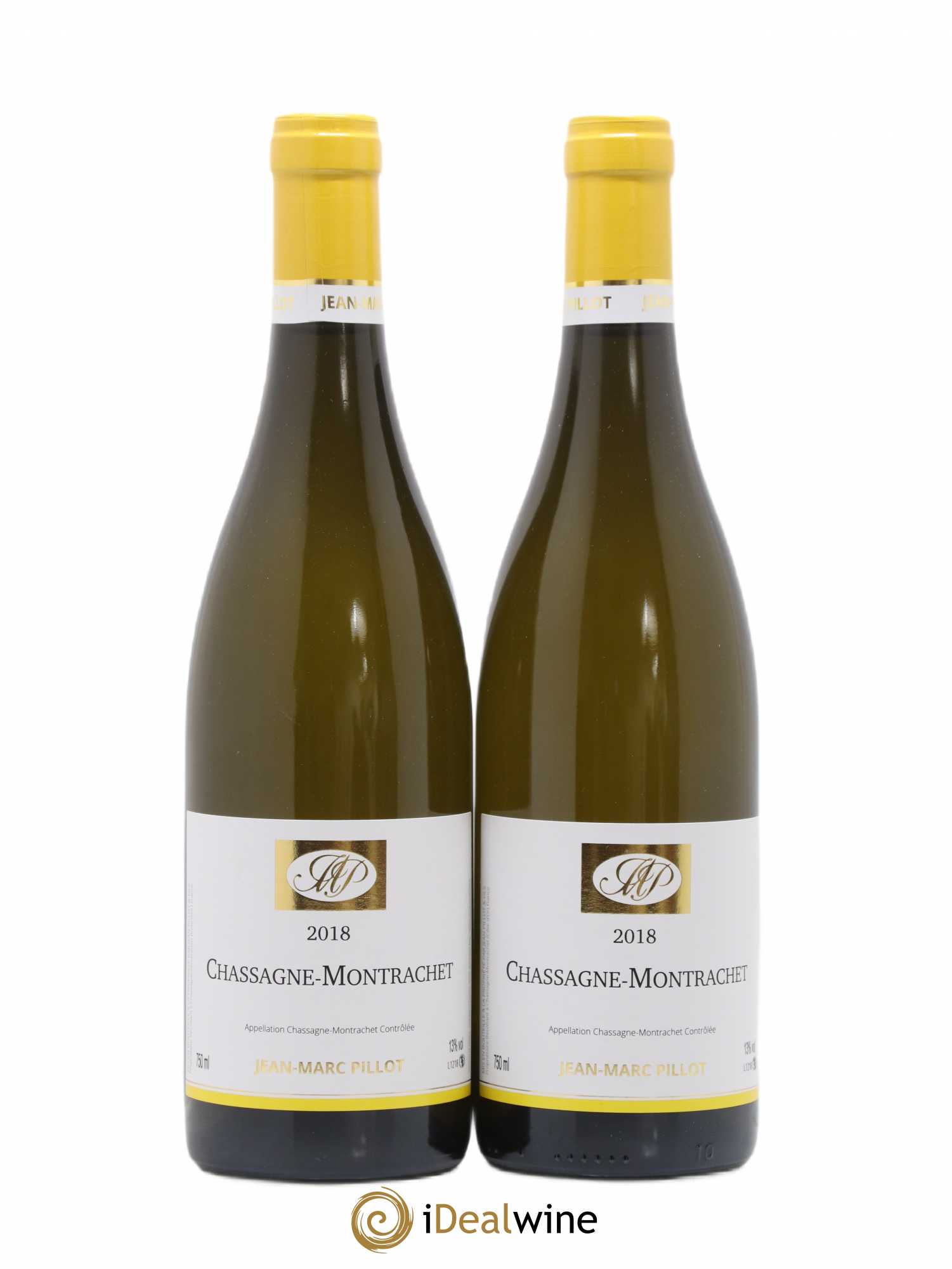 Chassagne-Montrachet Jean Marc Pillot (sans prix de réserve) 2018 - Lot de 2 bouteilles - 0