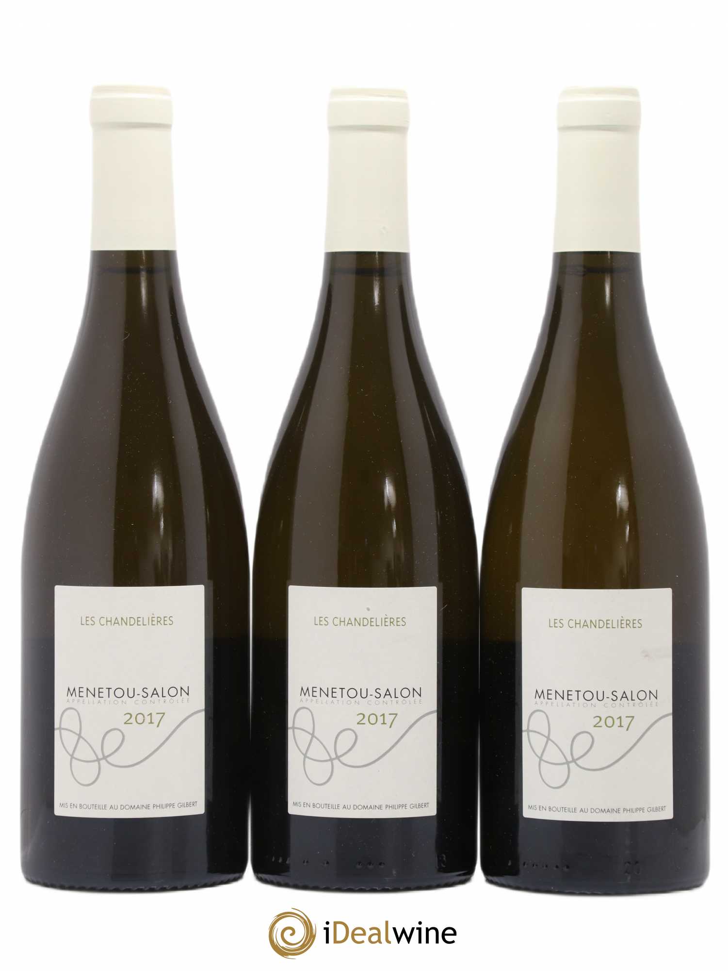 Menetou-Salon Les Chandelières Domaine Philippe Gilbert (sans prix de réserve) 2017 - Posten von 3 Flaschen - 0