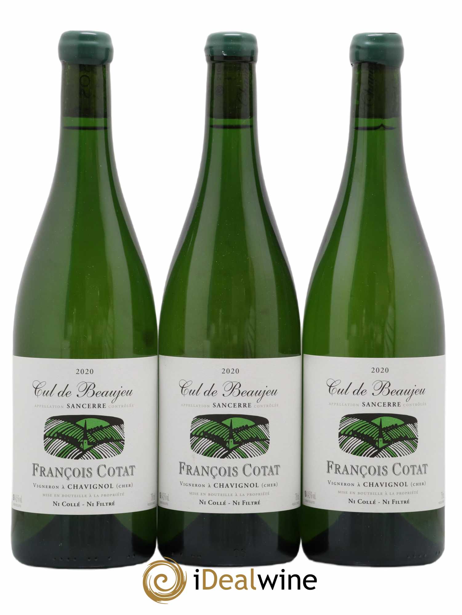 Sancerre Les Culs de Beaujeu François Cotat (no reserve) 2020 - Lot of 3 bottles - 0