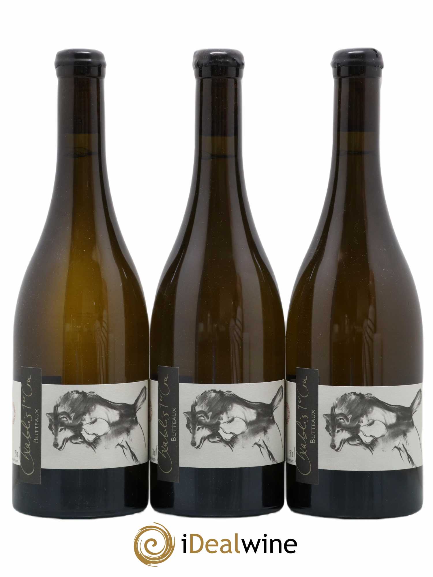 Chablis 1er Cru Butteaux Pattes Loup (Domaine) (sans prix de réserve) 2017 - Lot de 3 bouteilles - 0