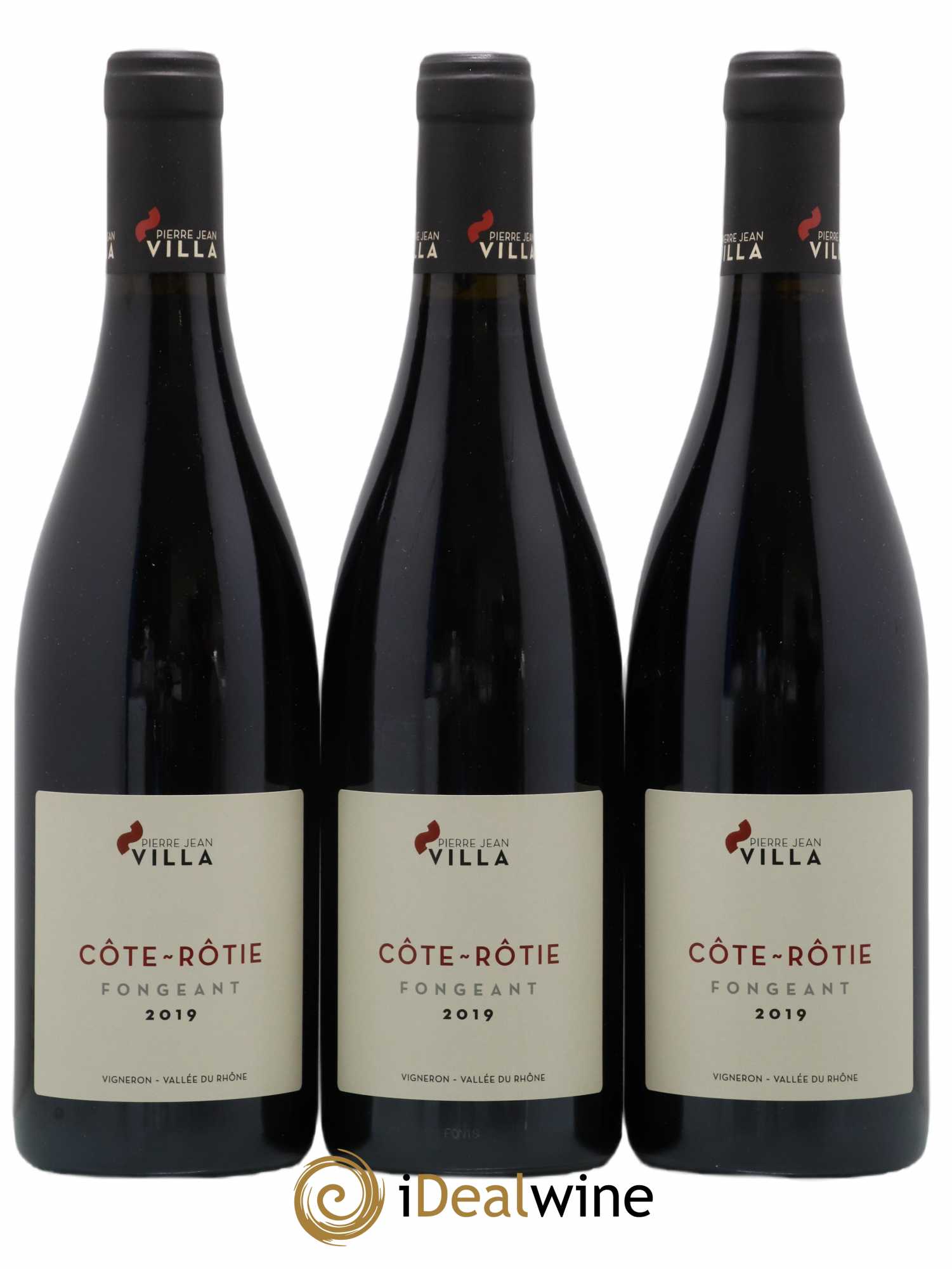 Côte-Rôtie Fongeant Pierre-Jean Villa (sans prix de réserve) 2019 - Lot de 3 bouteilles - 0