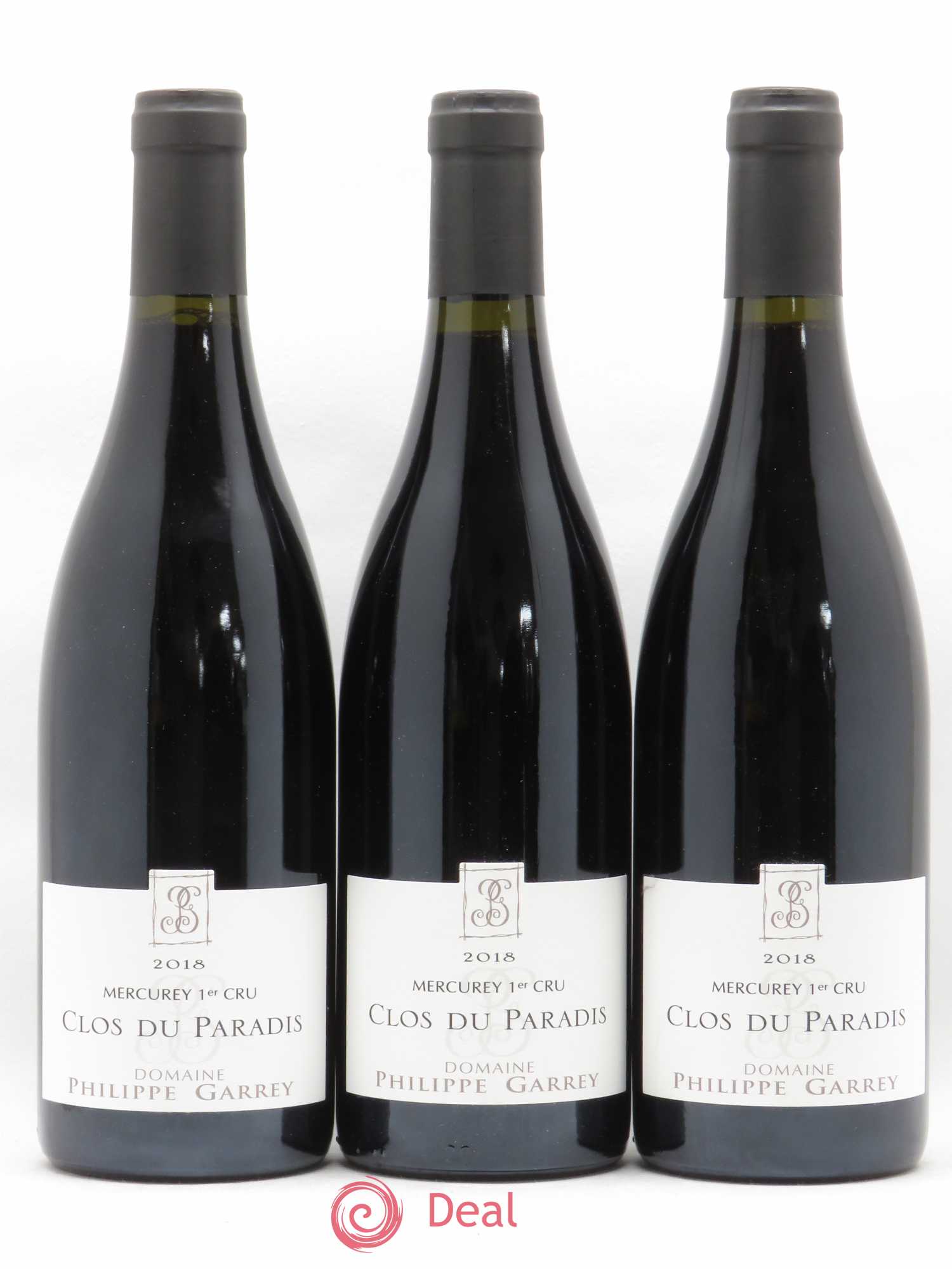 Mercurey 1er Cru Clos de Paradis Domaine Philippe Garrey (sans prix de réserve) 2018 - Posten von 3 Flaschen - 0