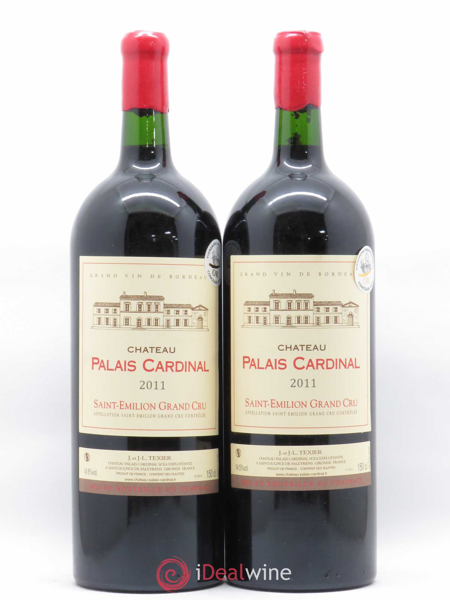 Château Palais Cardinal La Fuie (sans prix de réserve) 2011 - Lot de 2 magnums - 0
