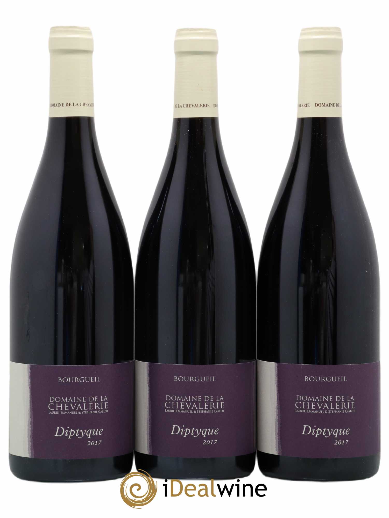 Bourgueil Dyptique Domaine de la Chevalerie (sans prix de réserve) 2017 - Lot de 3 bouteilles - 0