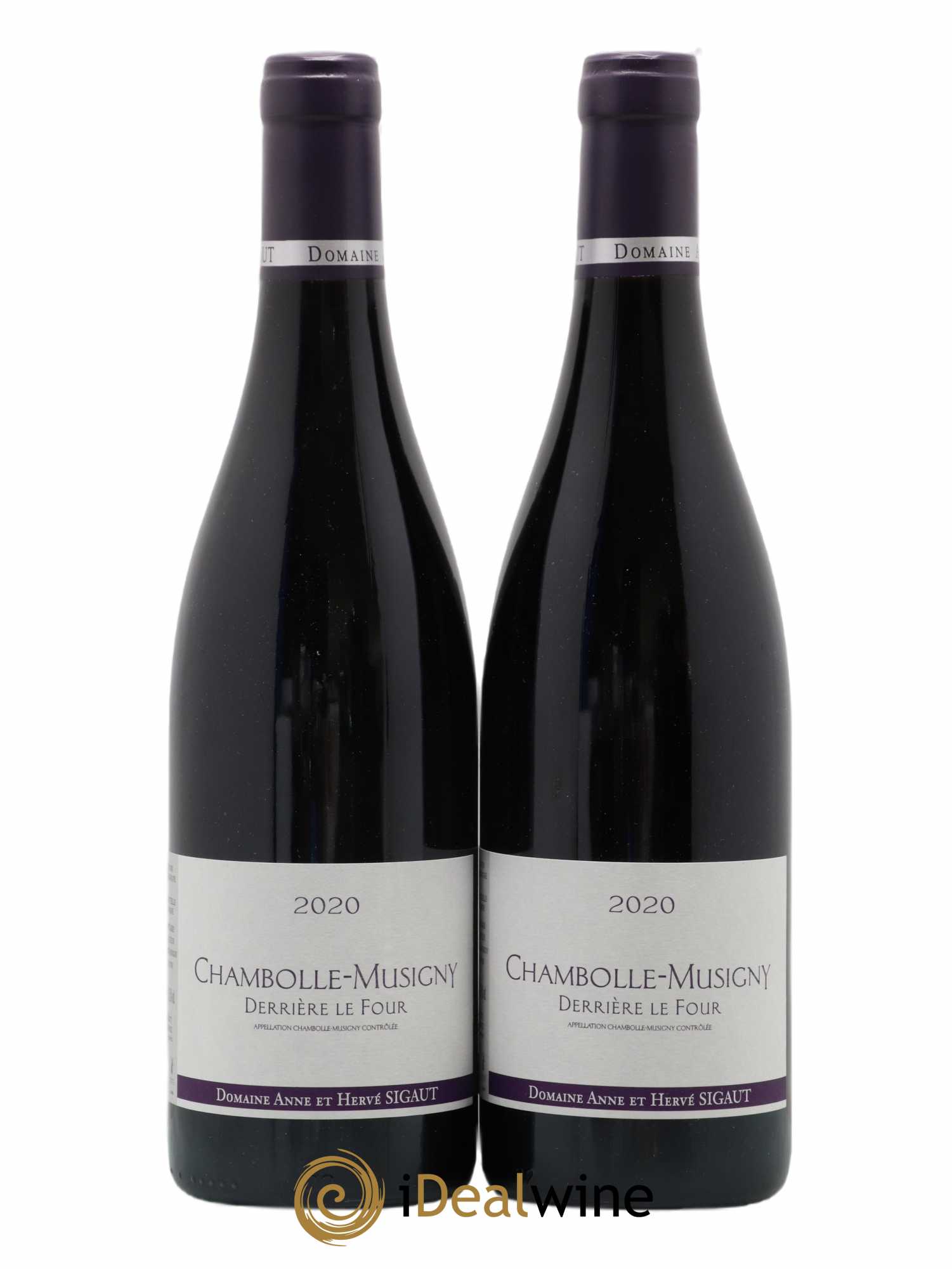 Chambolle-Musigny Derrière le Four Anne et Hervé Sigaut (Domaine) (sans prix de réserve) 2020 - Lot de 2 bouteilles - 0