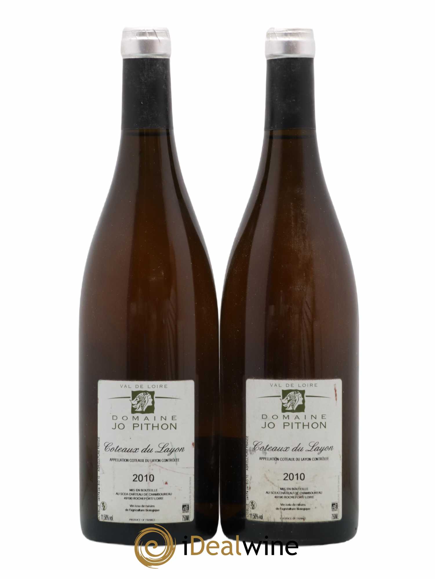 Coteaux du Layon Jo Pithon (sans prix de réserve) 2010 - Lotto di 2 bottiglie - 0