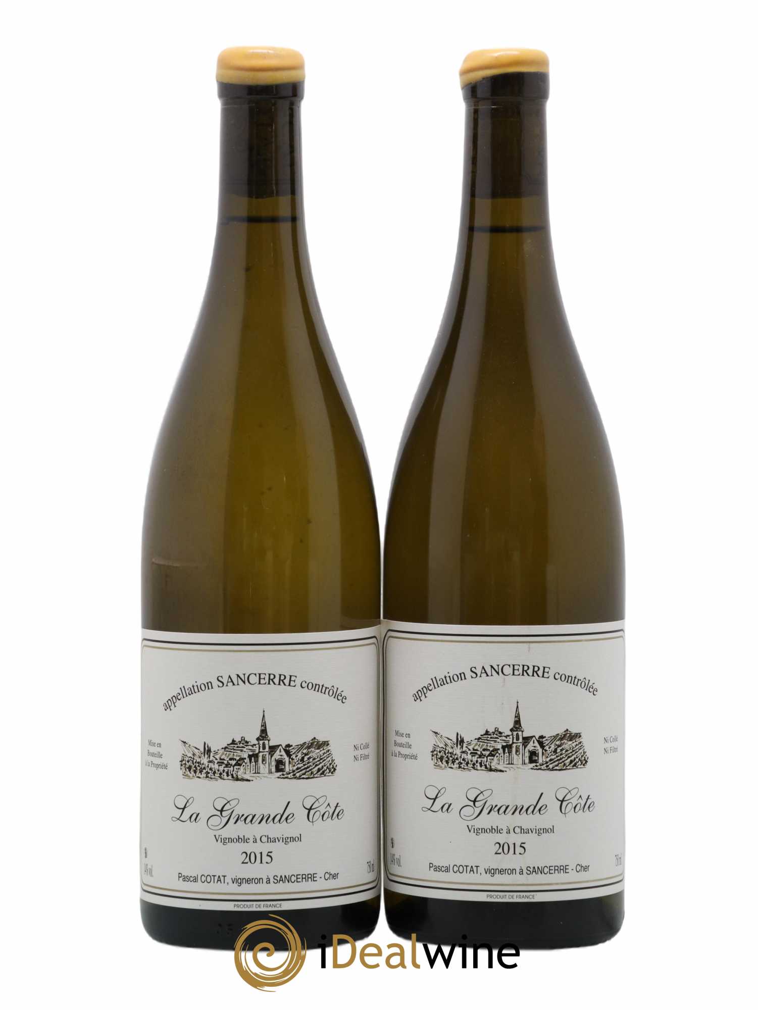 Sancerre La Grande Côte Pascal Cotat (sans prix de réserve) 2015 - Lot de 2 bouteilles - 0