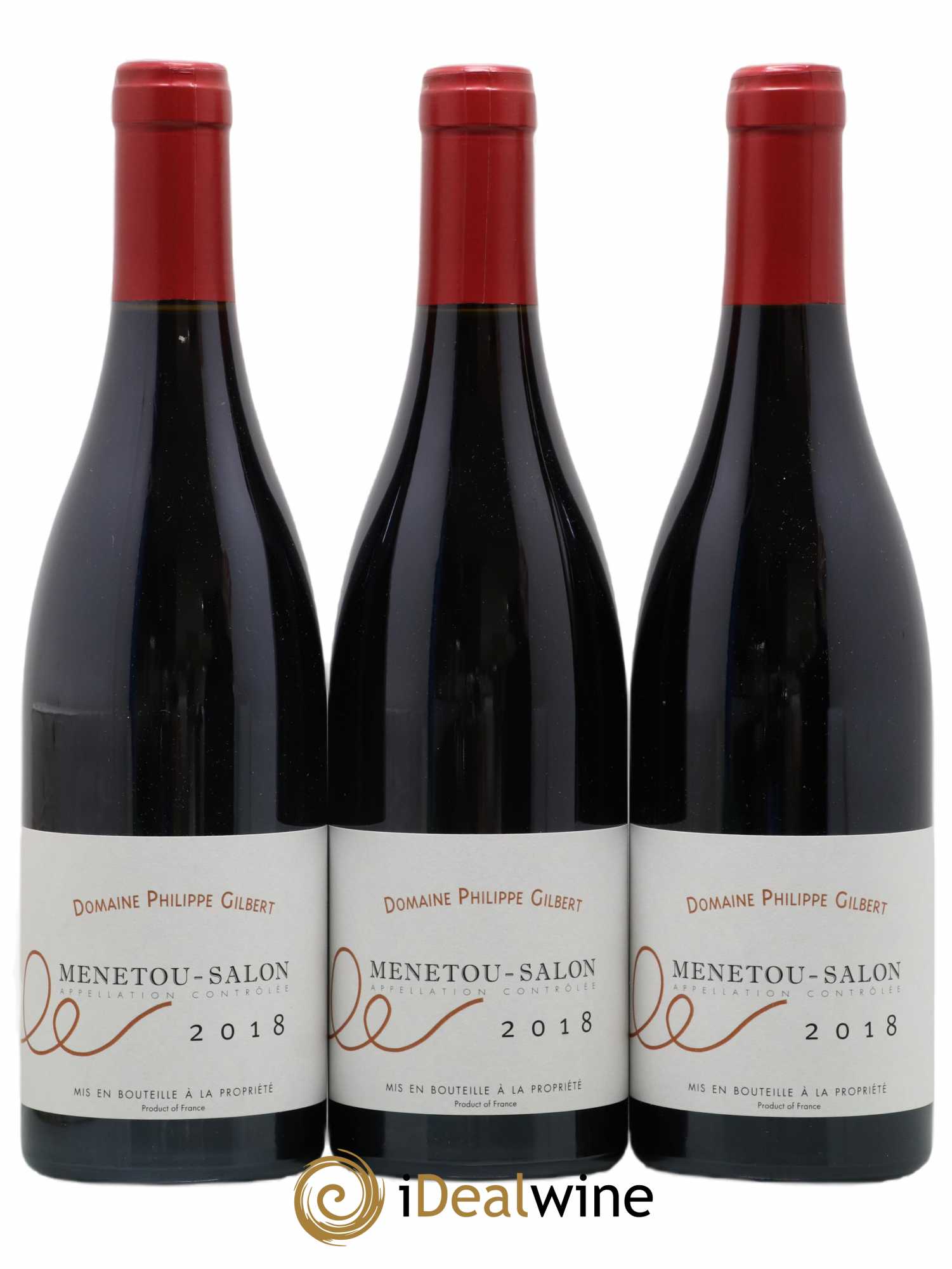 Menetou-Salon Domaine Philippe Gilbert (sans prix de réserve) 2018 - Posten von 3 Flaschen - 0