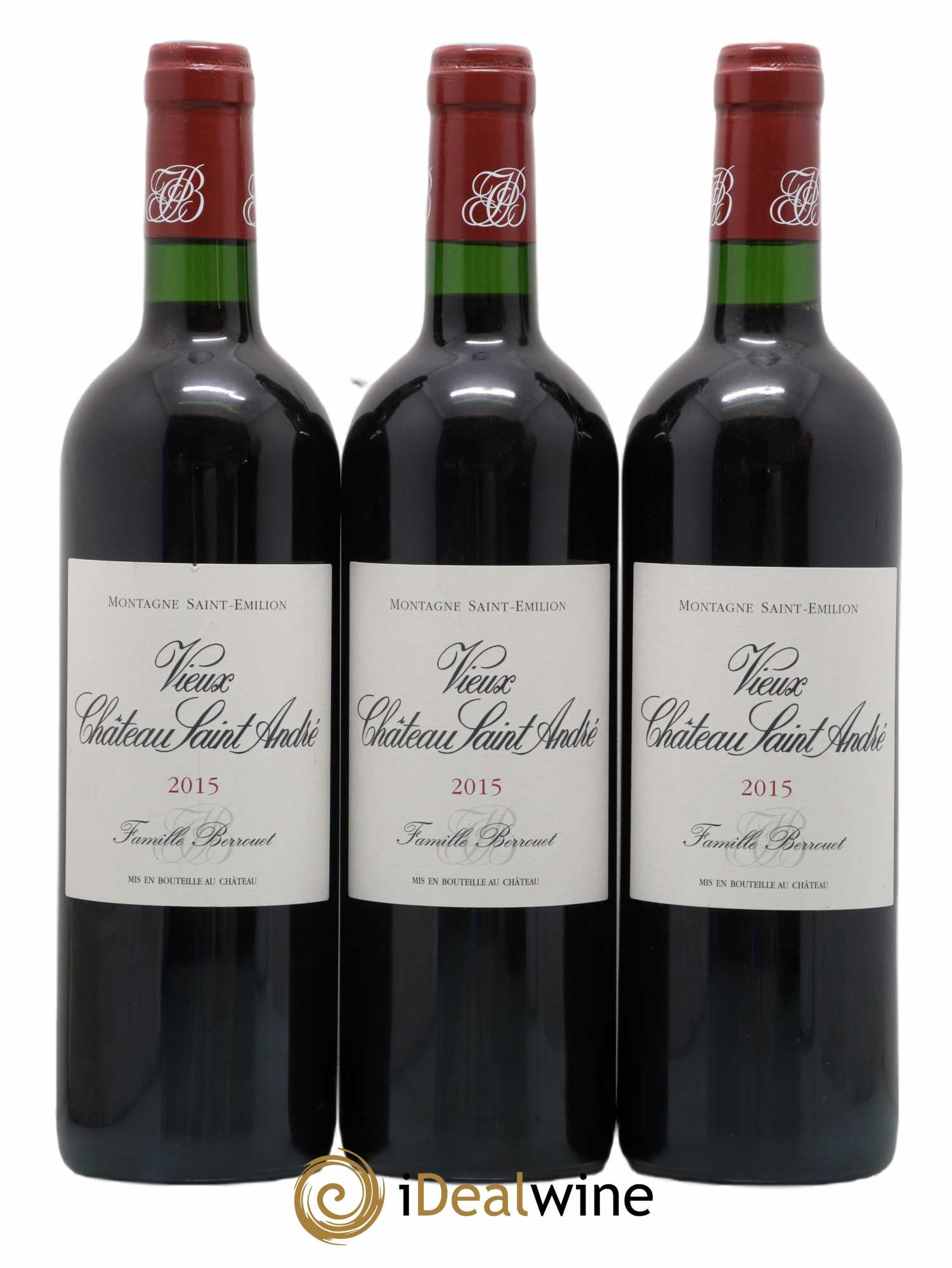Vieux Château Saint-André (sans prix de réserve) 2015 - Lot de 3 bouteilles - 0