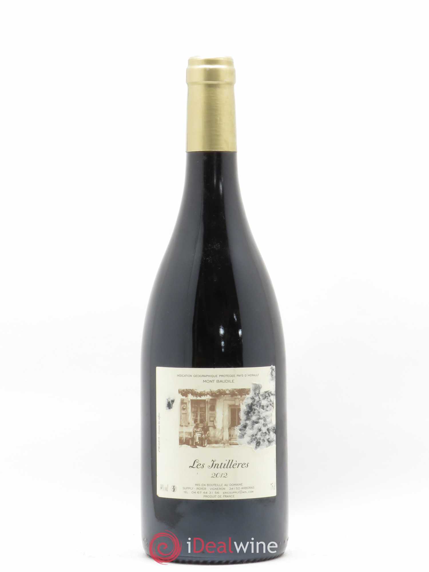 Pays d'Hérault Mont Baudile Les Intilleres Domaine Supply Royer 2012 - Posten von 1 Flasche - 0