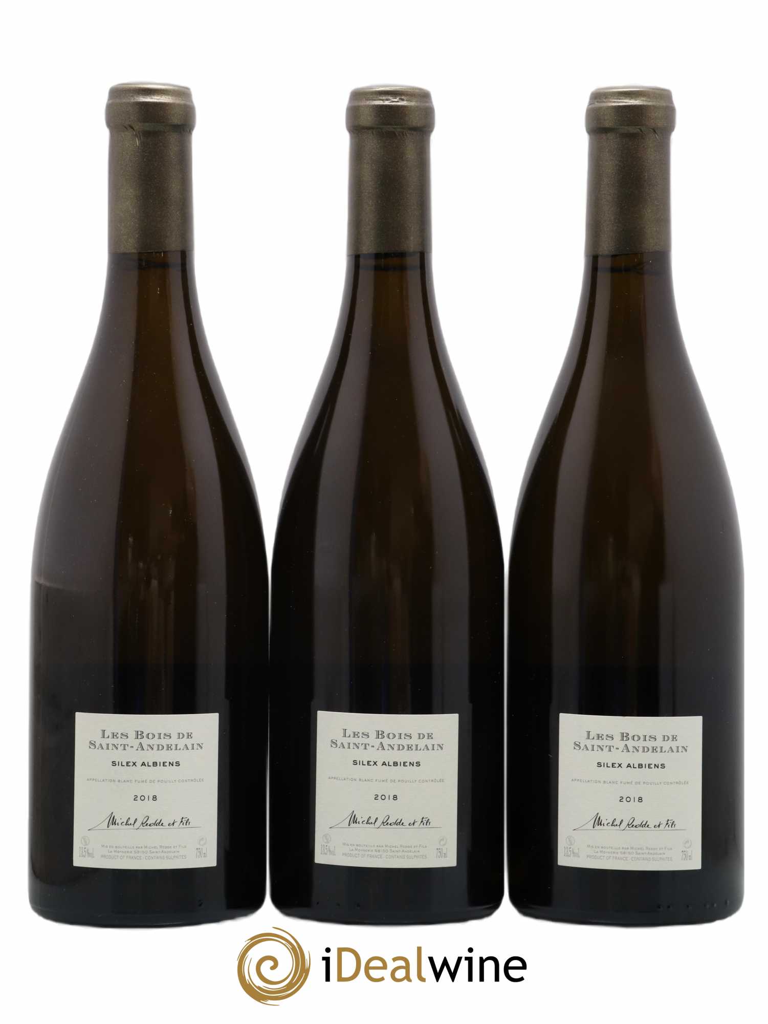 Pouilly-Fumé Les Bois de Saint-Andelain Michel Redde & Fils  (no reserve) 2018 - Lot of 3 bottles - 1