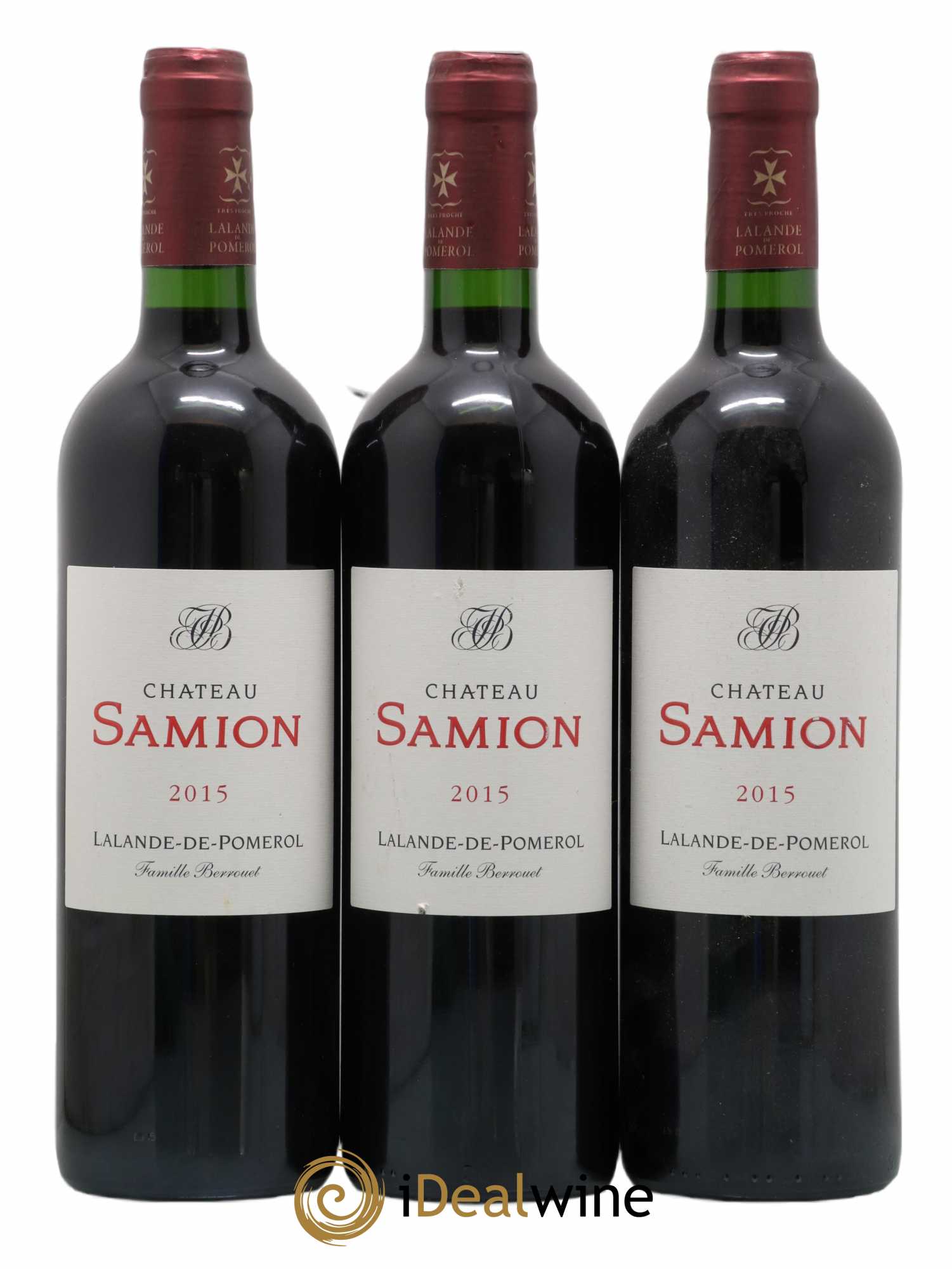Lalande-de-Pomerol Samion (sans prix de réserve) 2015 - Posten von 3 Flaschen - 0