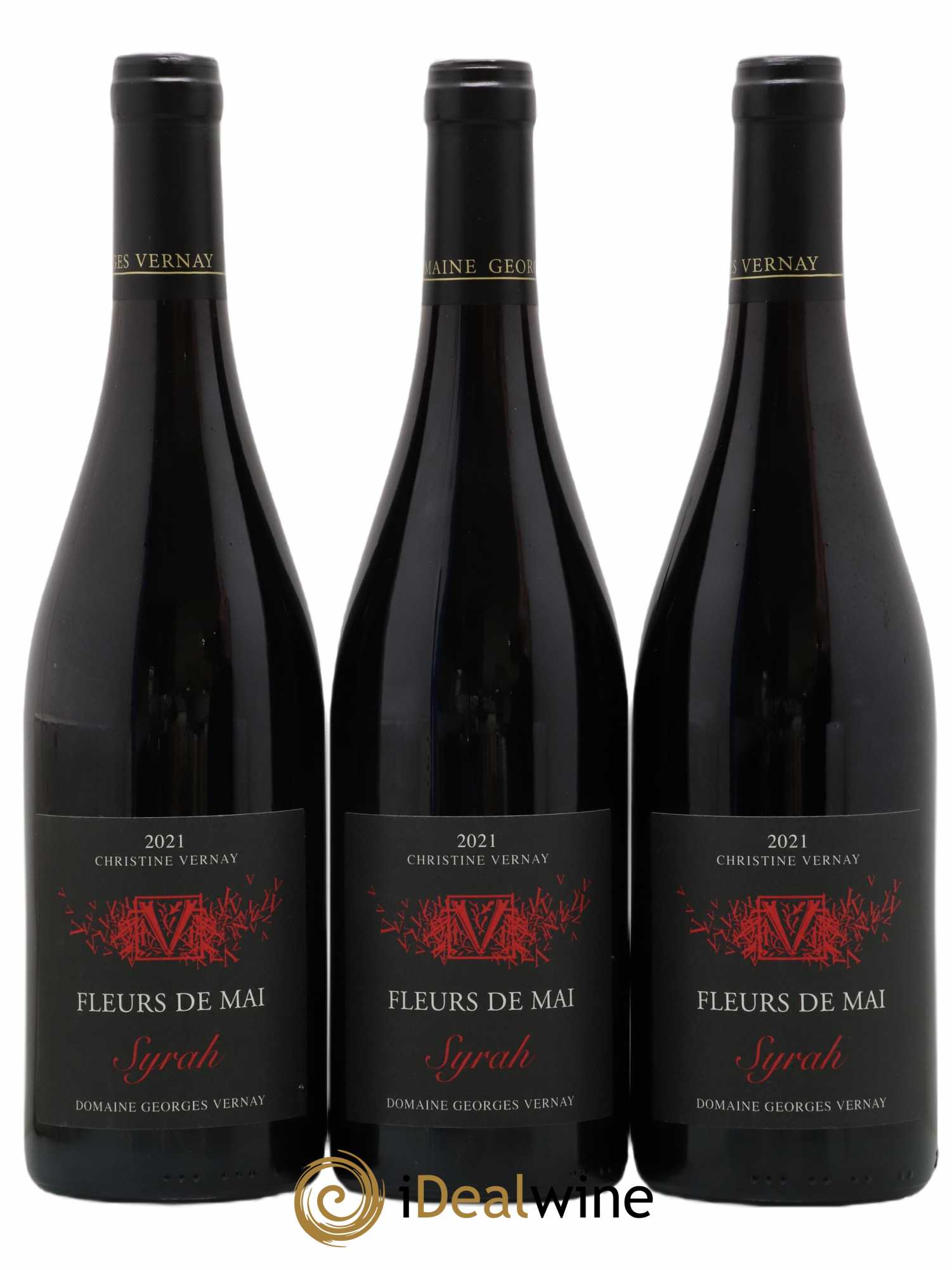 Collines Rhodaniennes Fleurs de Mai Georges Vernay (sans prix de réserve) 2021 - Lot de 3 bouteilles - 0