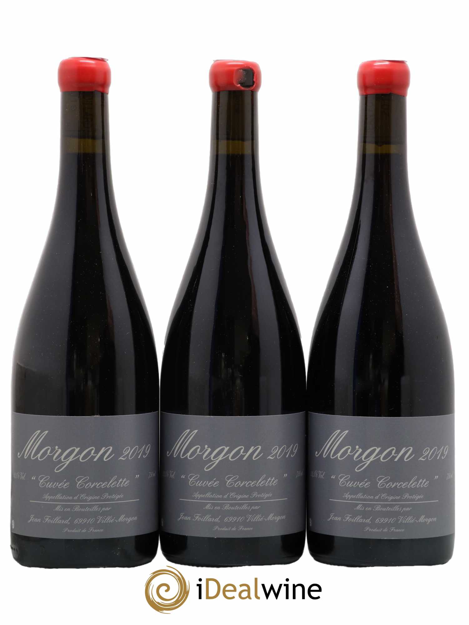 Morgon Corcelette Jean Foillard (no reserve) 2019 - Lot of 3 bottles - 0