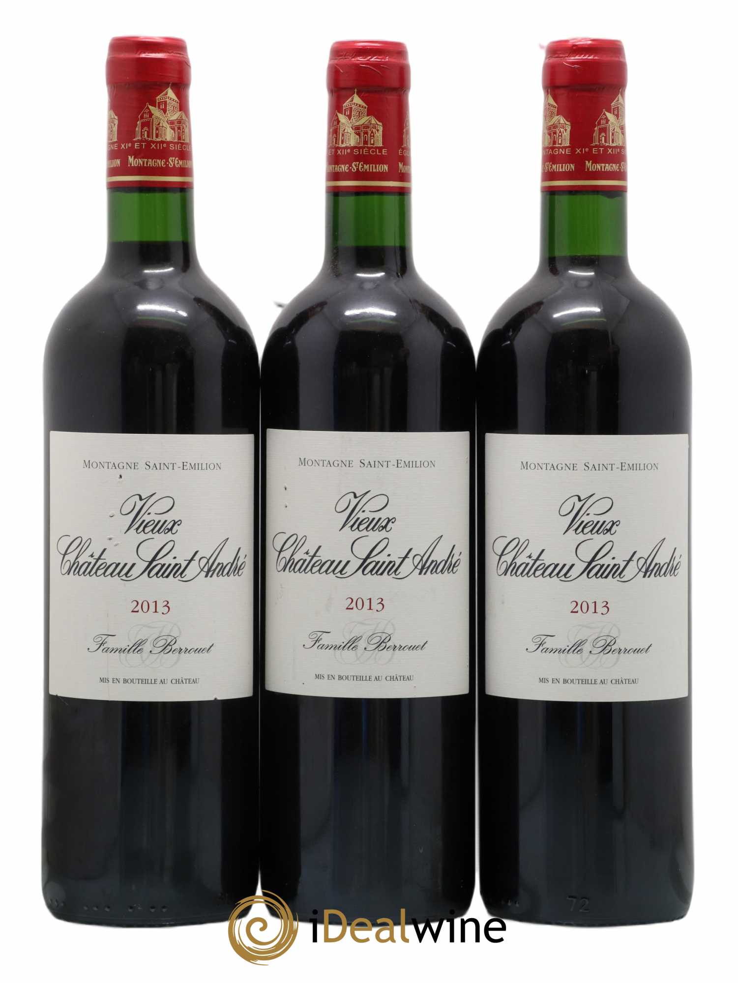 Vieux Château Saint-André (sans prix de réserve) 2013 - Lot de 3 bouteilles - 0