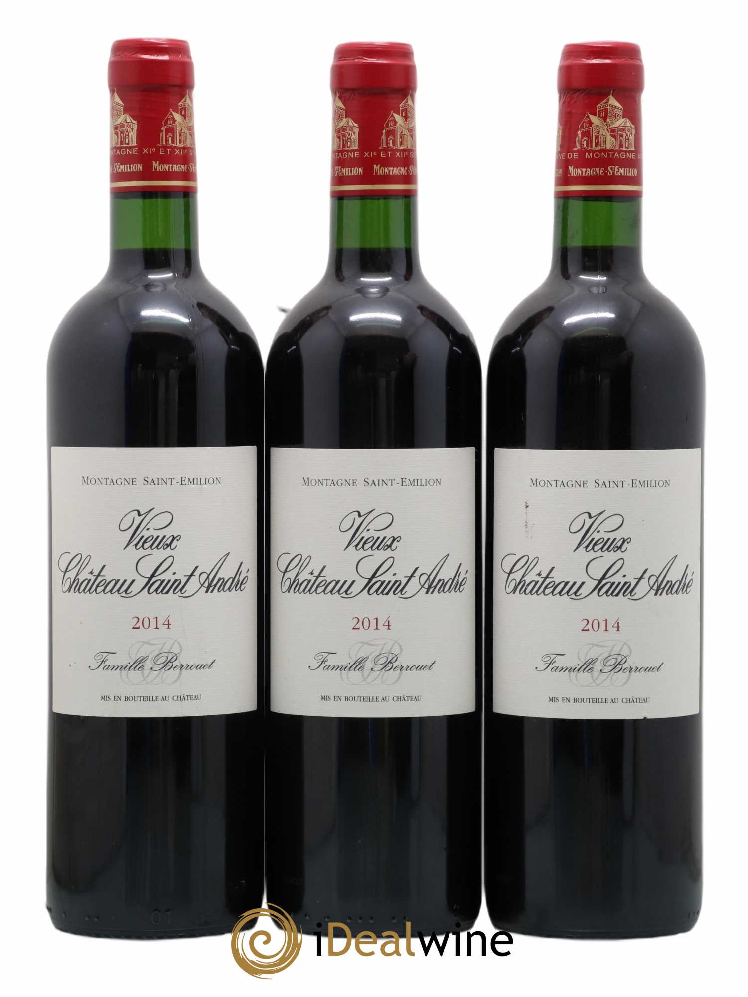 Vieux Château Saint-André (sans prix de réserve) 2014 - Lot de 3 bouteilles - 0