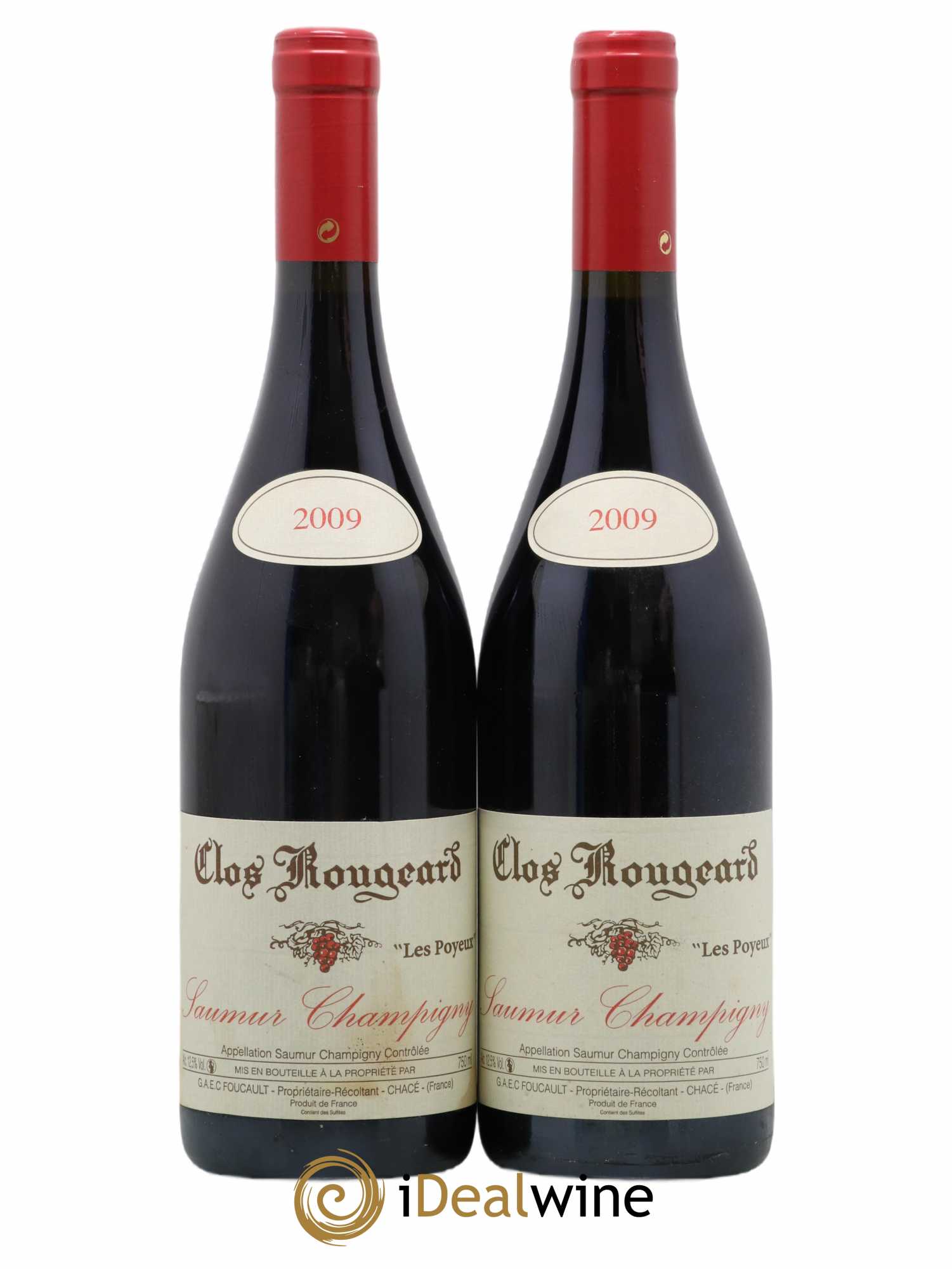Saumur-Champigny Les Poyeux Clos Rougeard (sans prix de réserve) 2009 - Lot de 2 bouteilles - 0