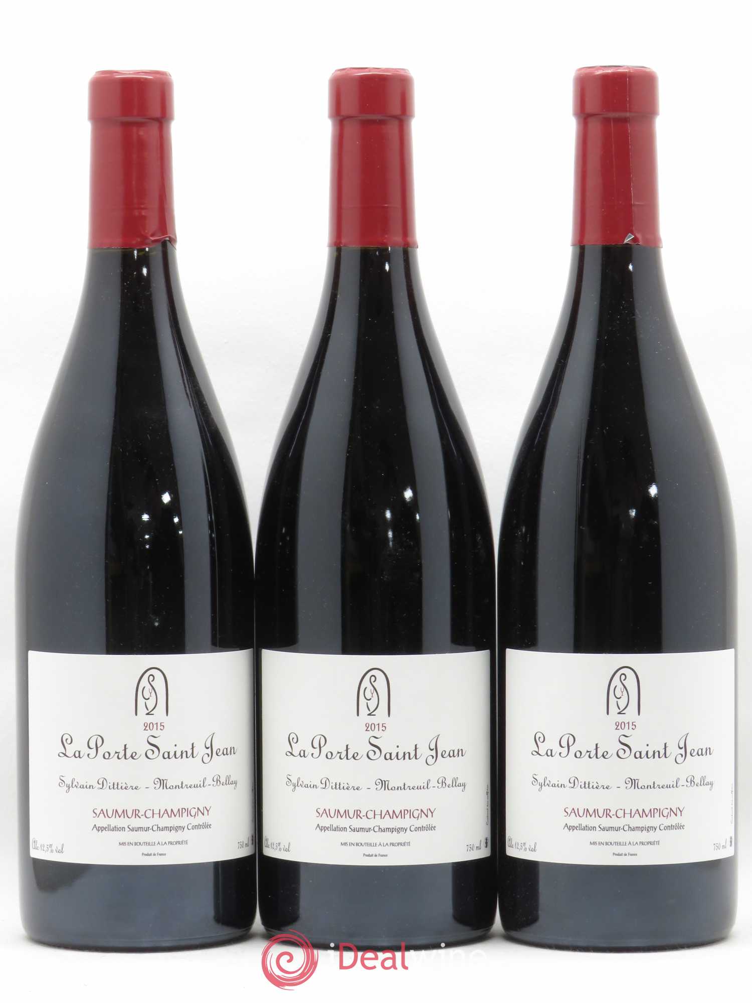 Saumur-Champigny La Porte Saint Jean 2015 - Lot de 3 bouteilles - 0