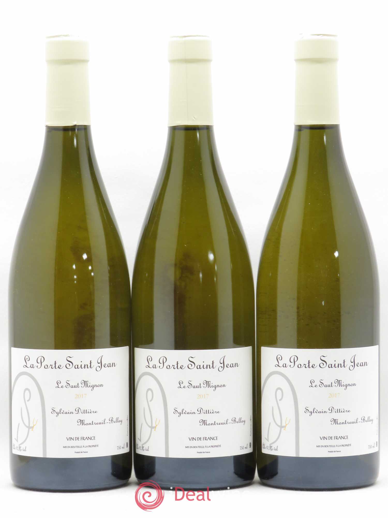 Vin de France Le Saut Mignon Sylvain Dittière La Porte Saint Jean (sans prix de réserve) 2017 - Posten von 3 Flaschen - 0