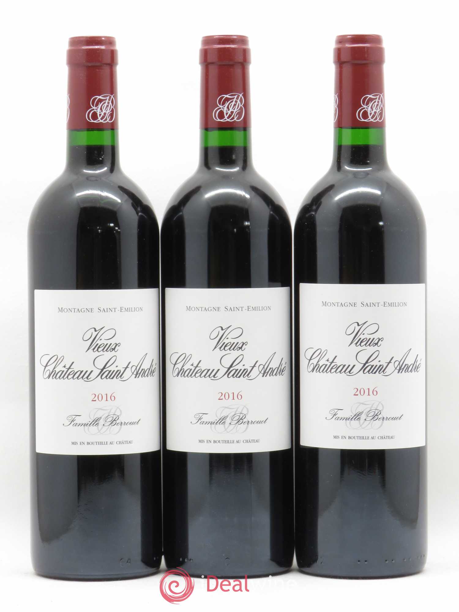 Vieux Château Saint-André (sans prix de réserve) 2016 - Lot de 3 bouteilles - 0
