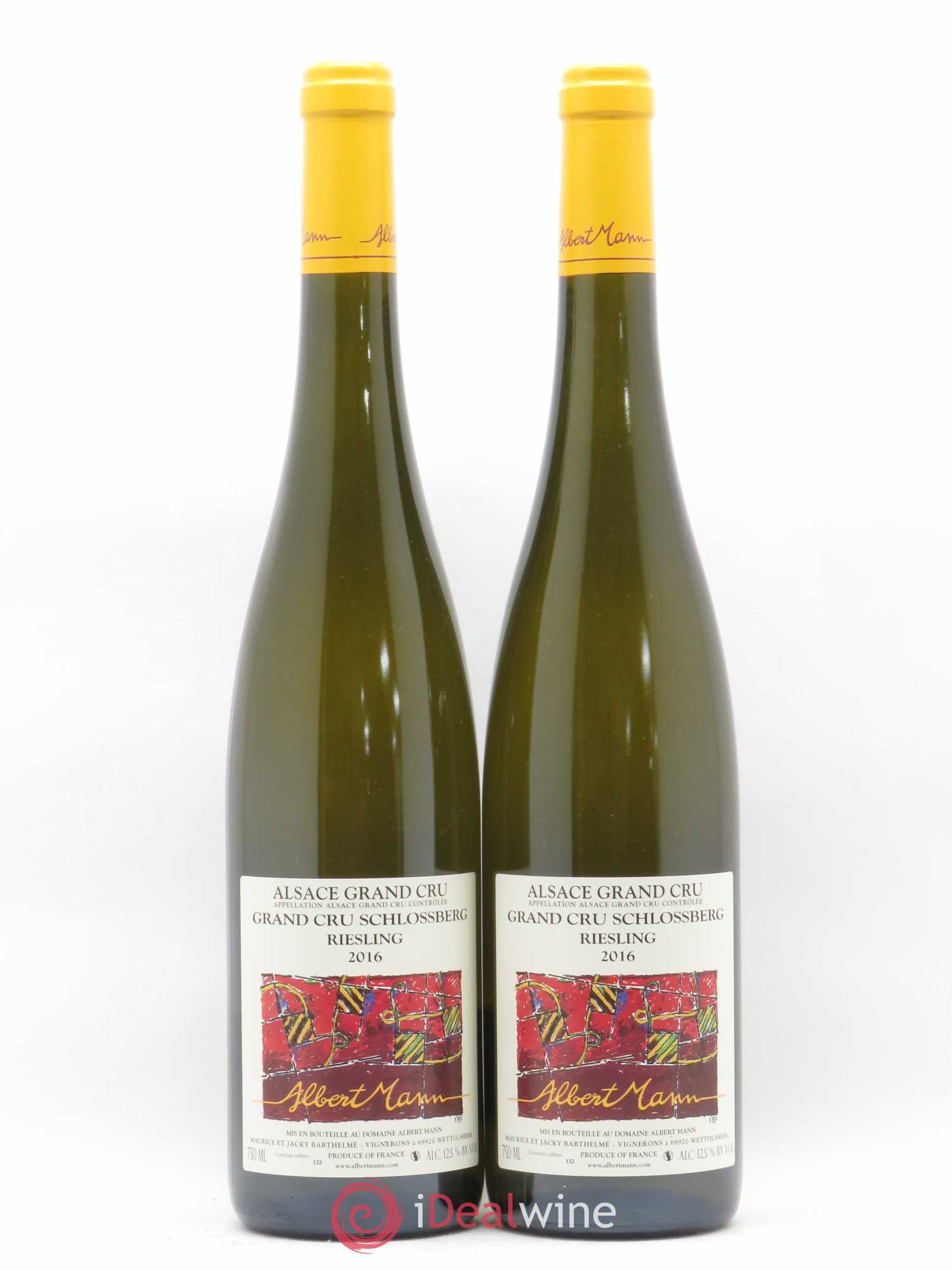Alsace Riesling Grand Cru Schlossberg Albert Mann 2016 - Lot de 2 bouteilles - 0