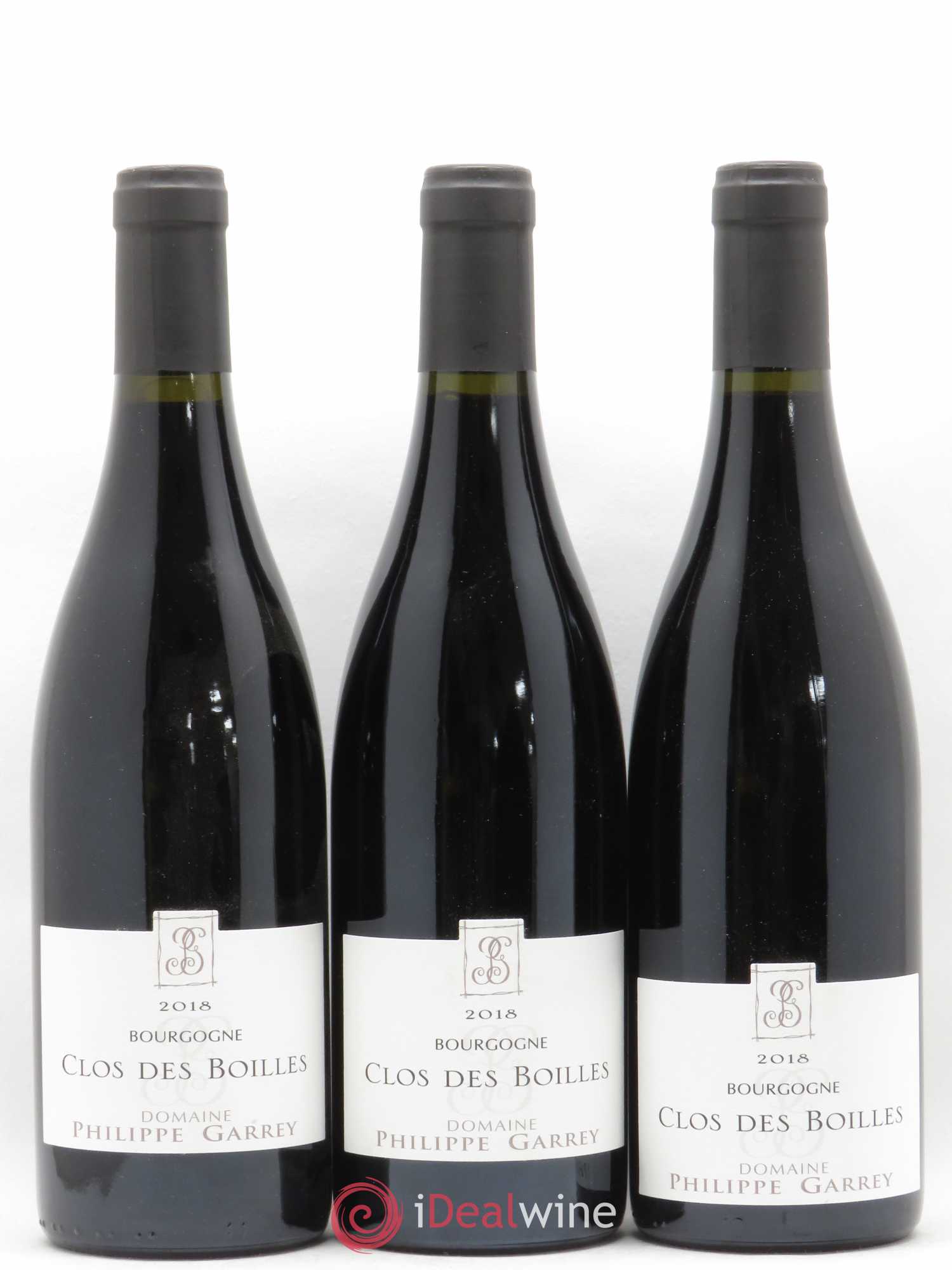 Bourgogne Clos des Boilles Domaine Philippe Garrey (sans prix de réserve) 2018 - Posten von 3 Flaschen - 0